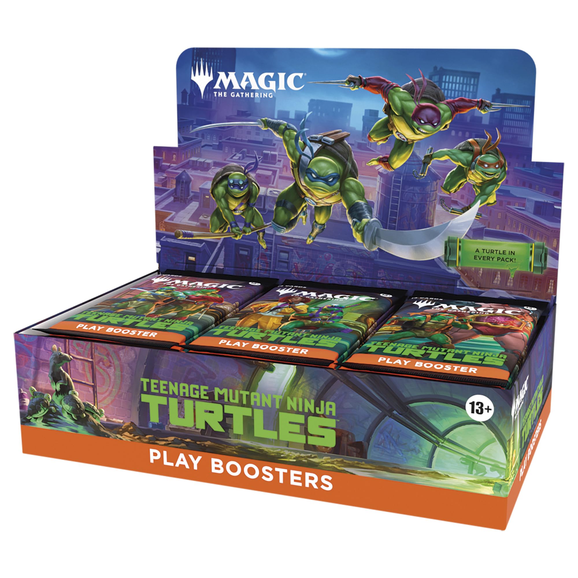Magic: The Gathering | Teenage Mutant Ninja Turtles - Play Booster Box | 30 Packs | Collectible Trading Card Game