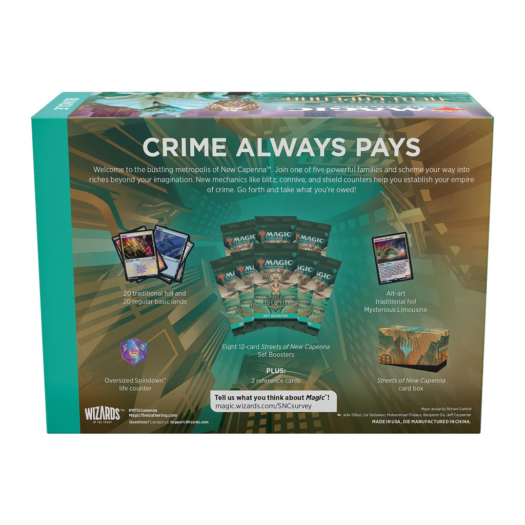 Magic: The Gathering Streets of New Capenna Bundle | 8 Set Boosters + Accessories
