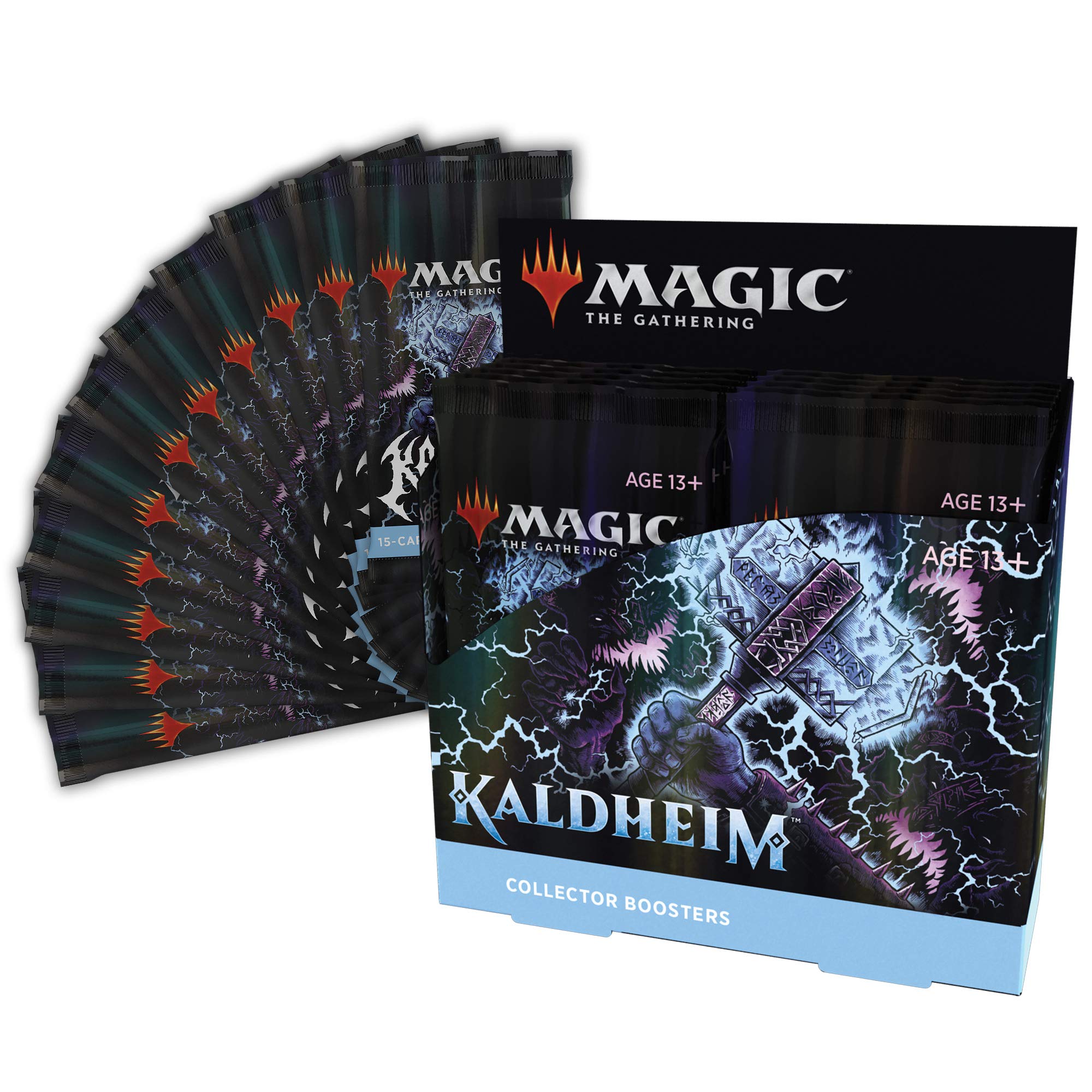 Magic: The Gathering Kaldheim Collector Booster Box | 12 Packs (180 Magic Cards)