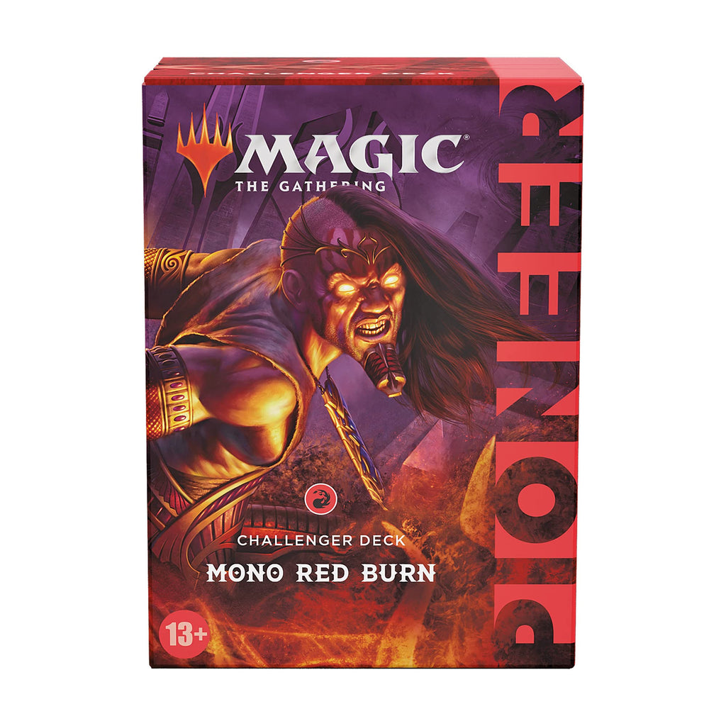 Magic The Gathering Pioneer Challenger Deck 2021 – Mono Red Burn (Red) for ages 13+ years
