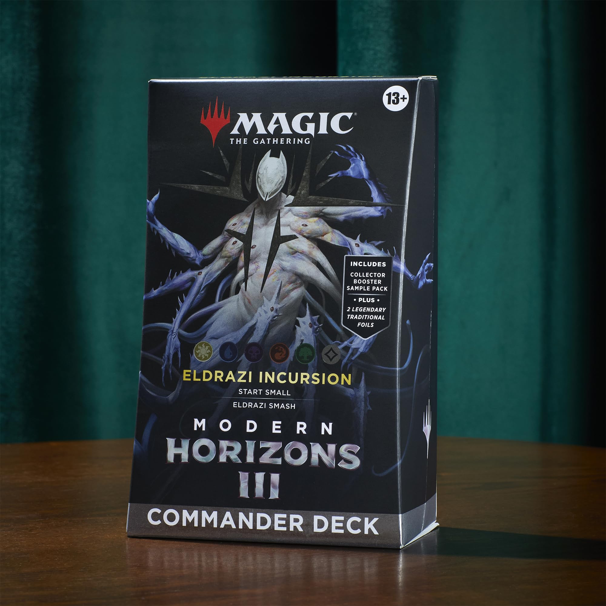 Magic: The Gathering Modern Horizons 3 Commander Deck – Eldrazi Incursion (100-Card Deck, 2-Card Collector Booster Sample Pack + Accessories)