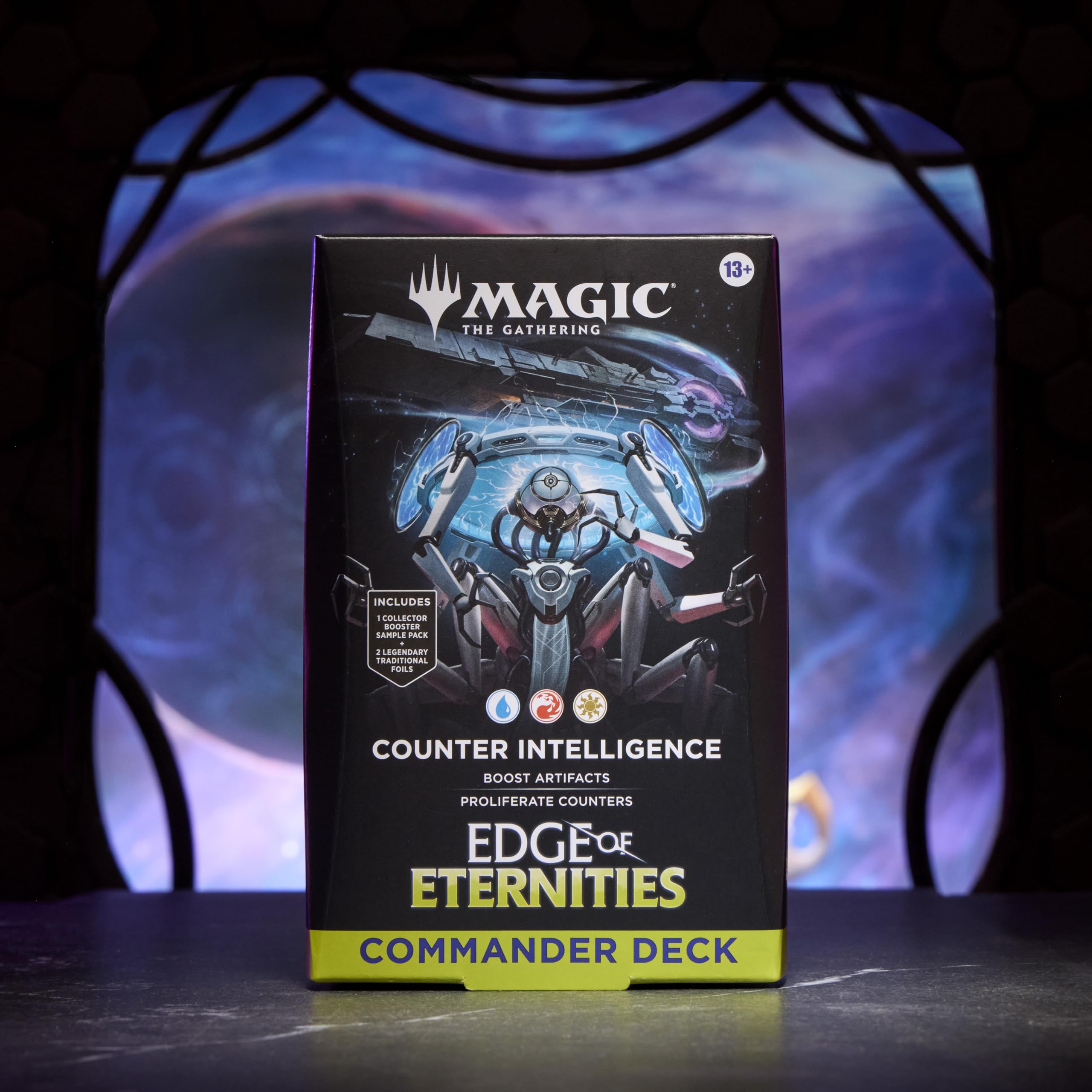 Magic: The Gathering Edge of Eternities Commander Deck Bundle - 2 of Each Deck (2 World Shaper + 2 Counter Intelligence)