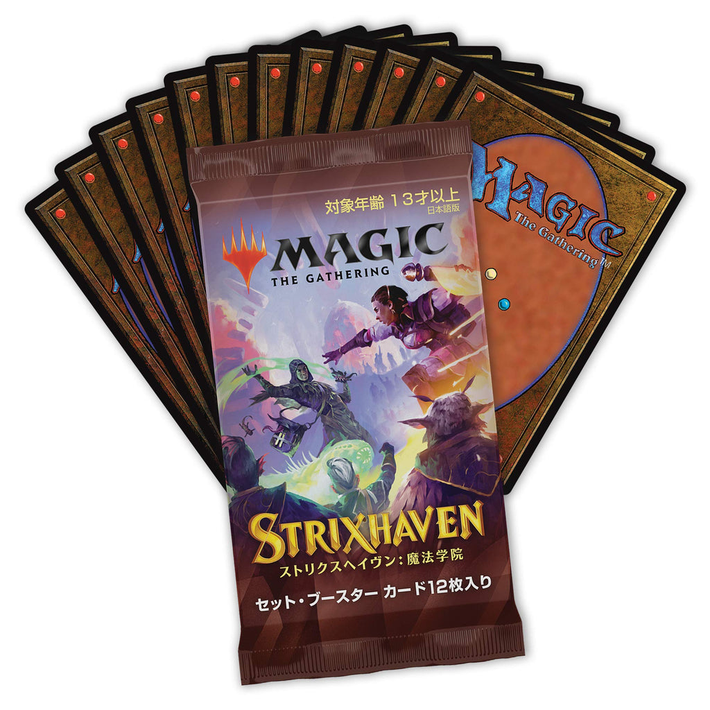 Magic: The Gathering Strixhaven Japanese Set Booster Box | 30 Packs (360 Magic Cards)