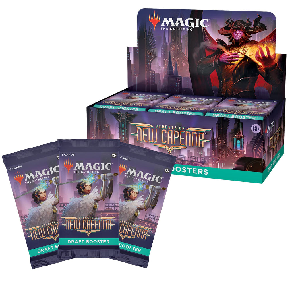 Magic: The Gathering Streets of New Capenna Draft Booster Box | 36 Packs + 1 Box Topper (541 Magic Cards)