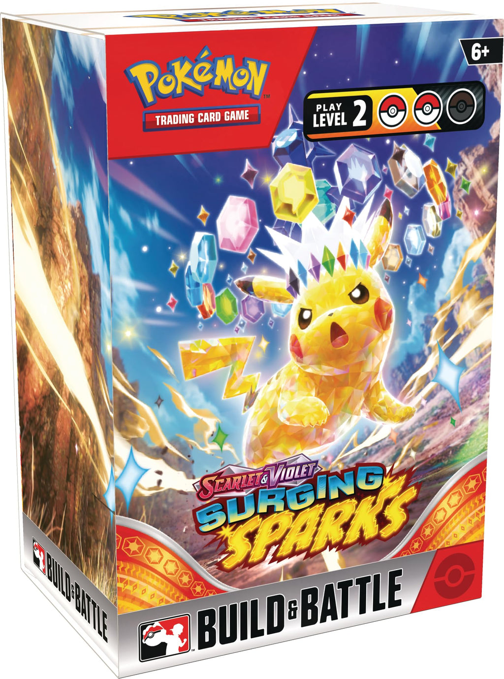 Pokemon TCG: Scarlet & Violet - Surging Sparks Build & Battle Box