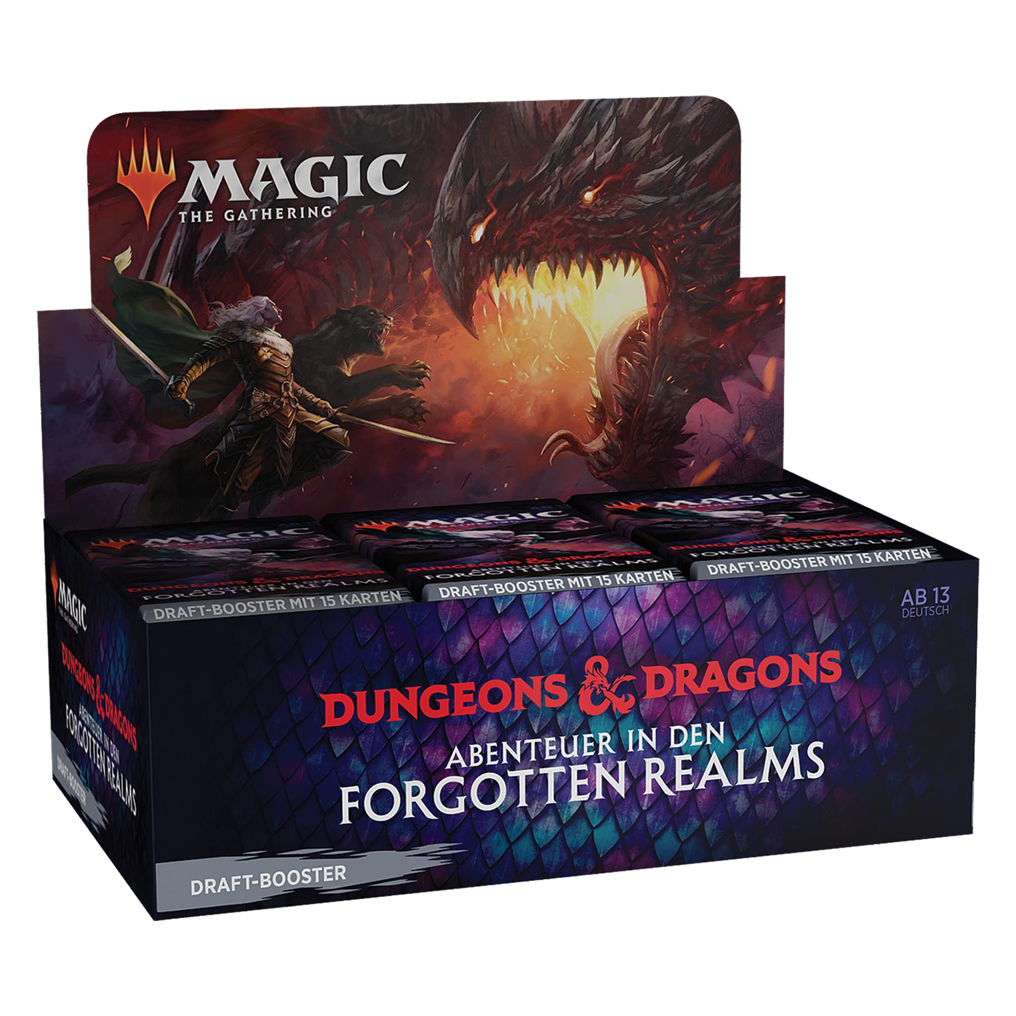 Magic The Gathering Adventures in The Forgotten Realms Draft Booster Box, 36 Packs