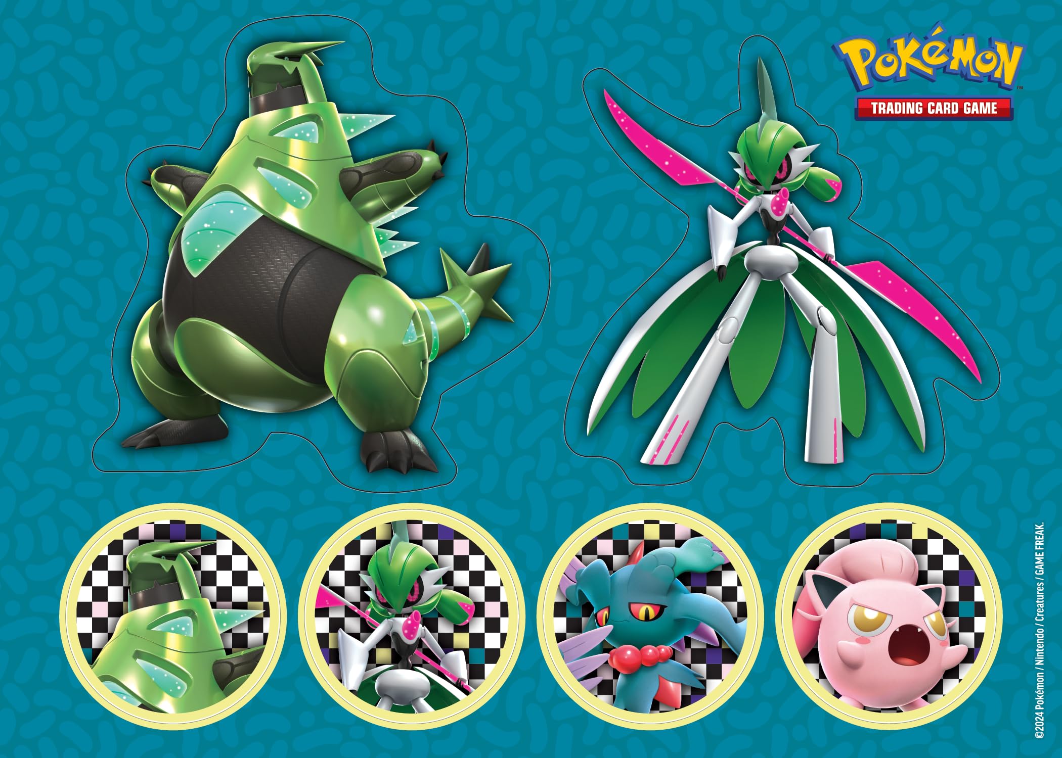 Pokémon TCG: Collector Chest – Scream Tail & Iron Valiant (2 Foil Promo Cards, 6 Booster Packs & More)