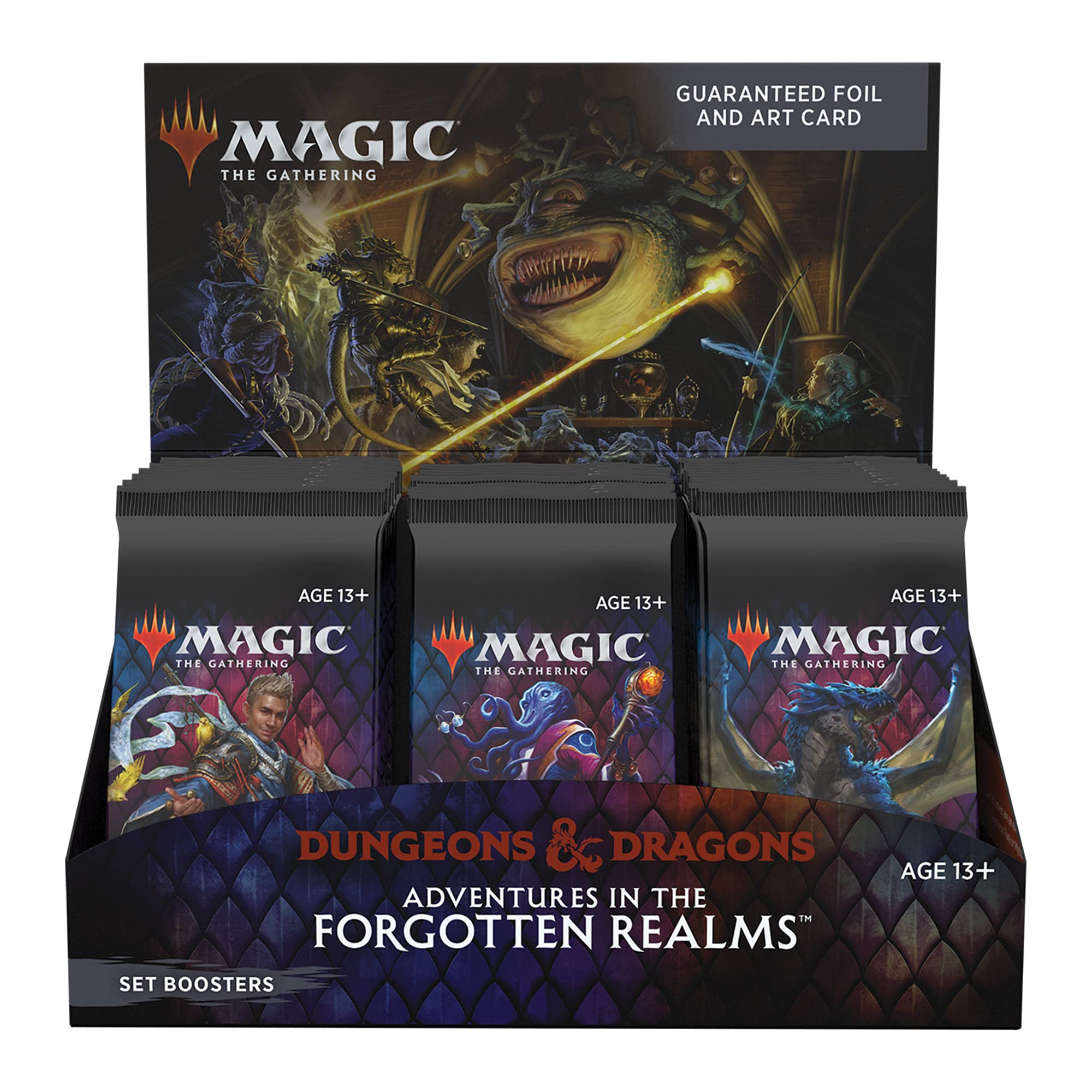 Magic: The Gathering Adventures in The Forgotten Realms Set Booster Box, 30 Packs, for ages 13+