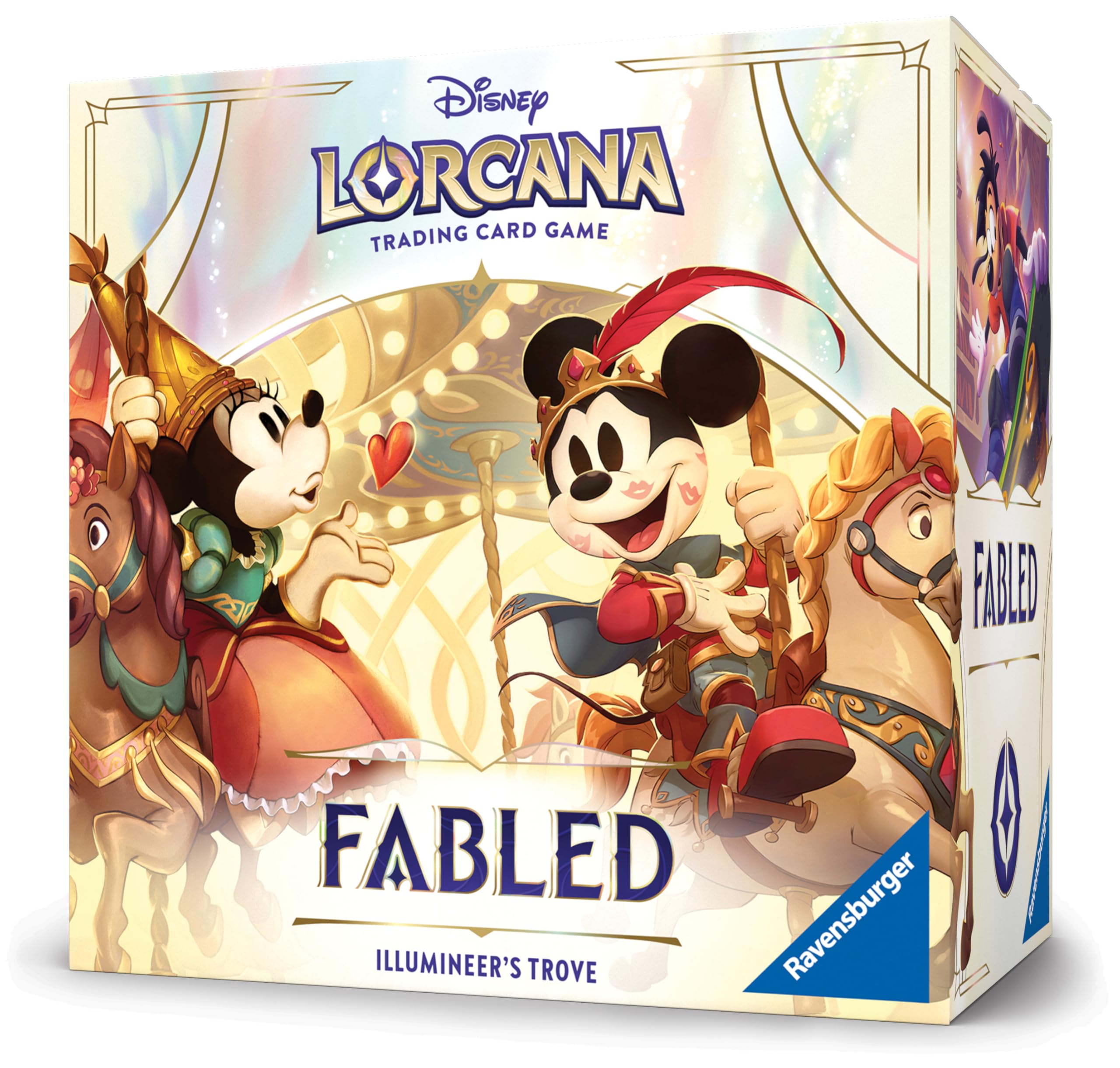 Ravensburger Disney Lorcana TCG: Fabled Illumineer's Trove | Secure Card Storage | Includes Booster Packs & Comprehensive Guide | Original Disney Artwork | Ages 8+