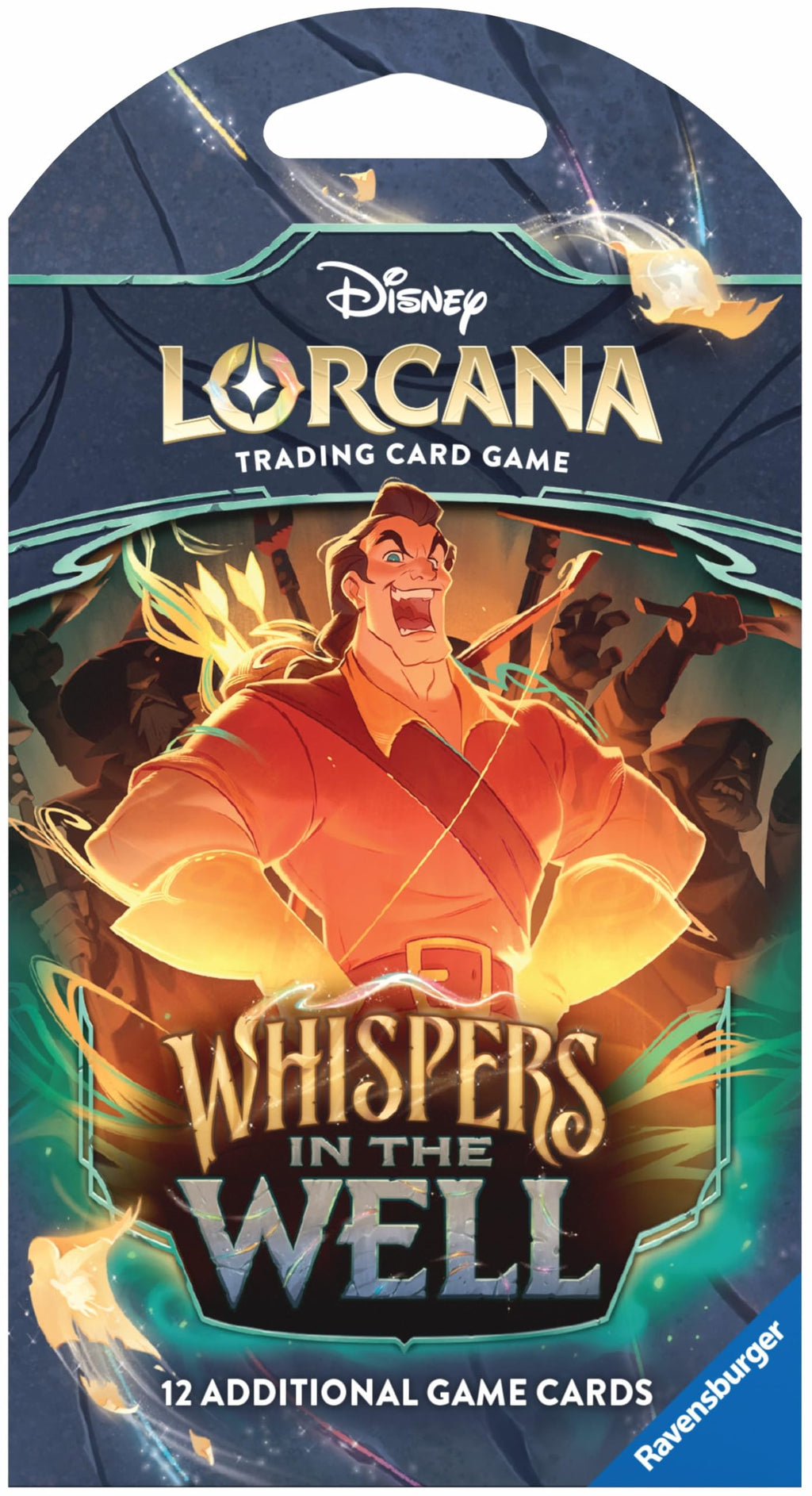 Ravensburger Disney Lorcana TCG: Whispers in The Well Assorted Single Booster Pack (12 Cards) - Collectible Trading Cards - Ideal for Disney Fans & TCG Players - Ages 8+