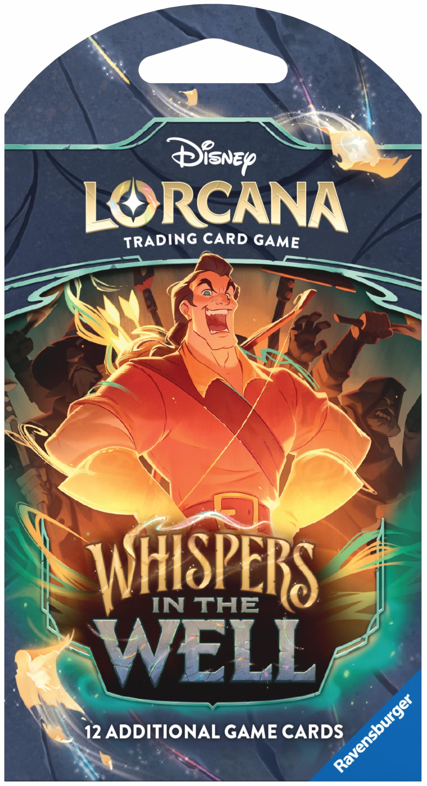 Ravensburger Disney Lorcana TCG: Whispers in The Well Assorted Single Booster Pack (12 Cards) - Collectible Trading Cards - Ideal for Disney Fans & TCG Players - Ages 8+