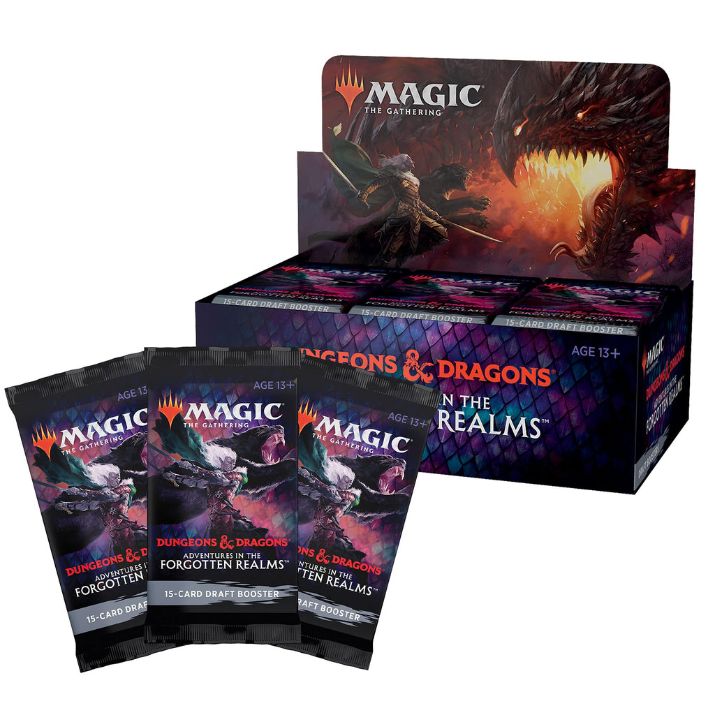 Magic The Gathering Adventures in The Forgotten Realms Draft Booster Box, 36 Packs