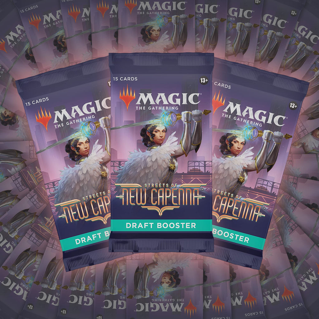 Magic: The Gathering Streets of New Capenna Draft Booster Box | 36 Packs + 1 Box Topper (541 Magic Cards)