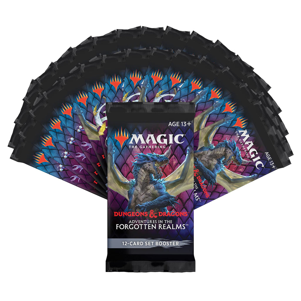 Magic: The Gathering Adventures in The Forgotten Realms Set Booster Box, 30 Packs, for ages 13+