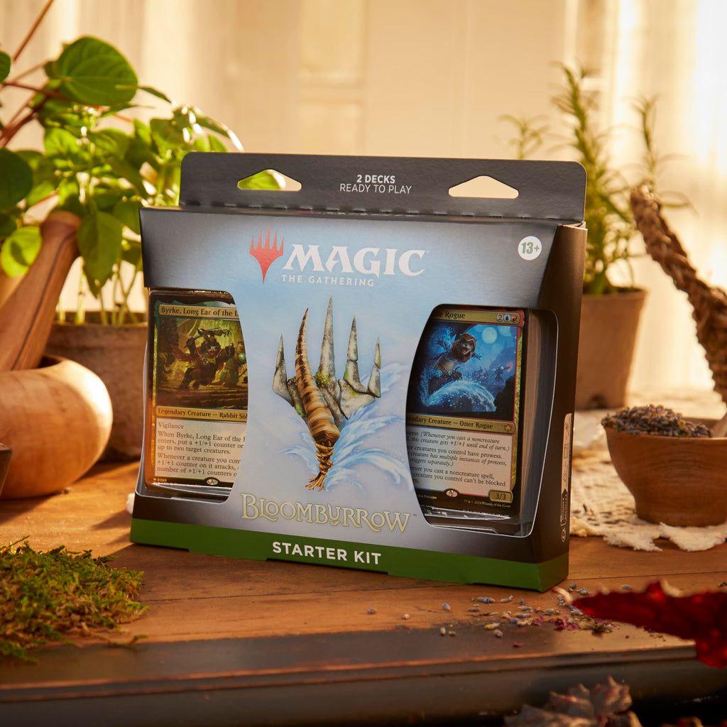 Magic: The Gathering - Bloomburrow Starter Kit | Learn to Play Magic with 2 Bloomburrow-Themed Decks | 2 Player Collectible Card Game for Ages 13+