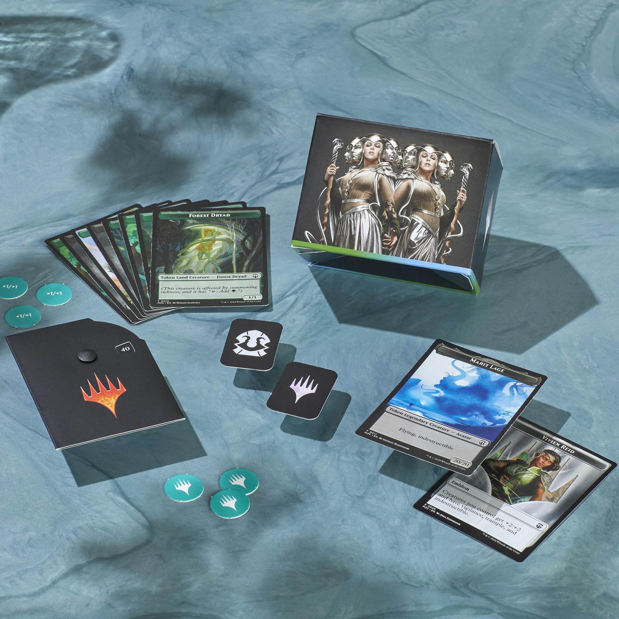 Magic: The Gathering Modern Horizons 3 Commander Deck - Tricky Terrain (100-Card Deck, 2-Card Collector Booster Sample Pack + Accessories)