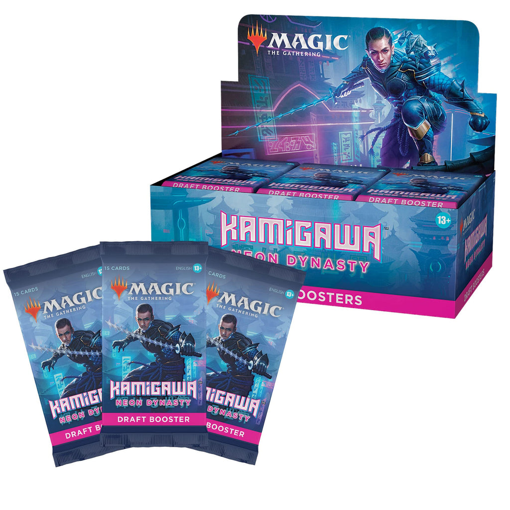 Magic: The Gathering Kamigawa: Neon Dynasty Draft Booster Box | 36 Packs (540 Magic Cards)