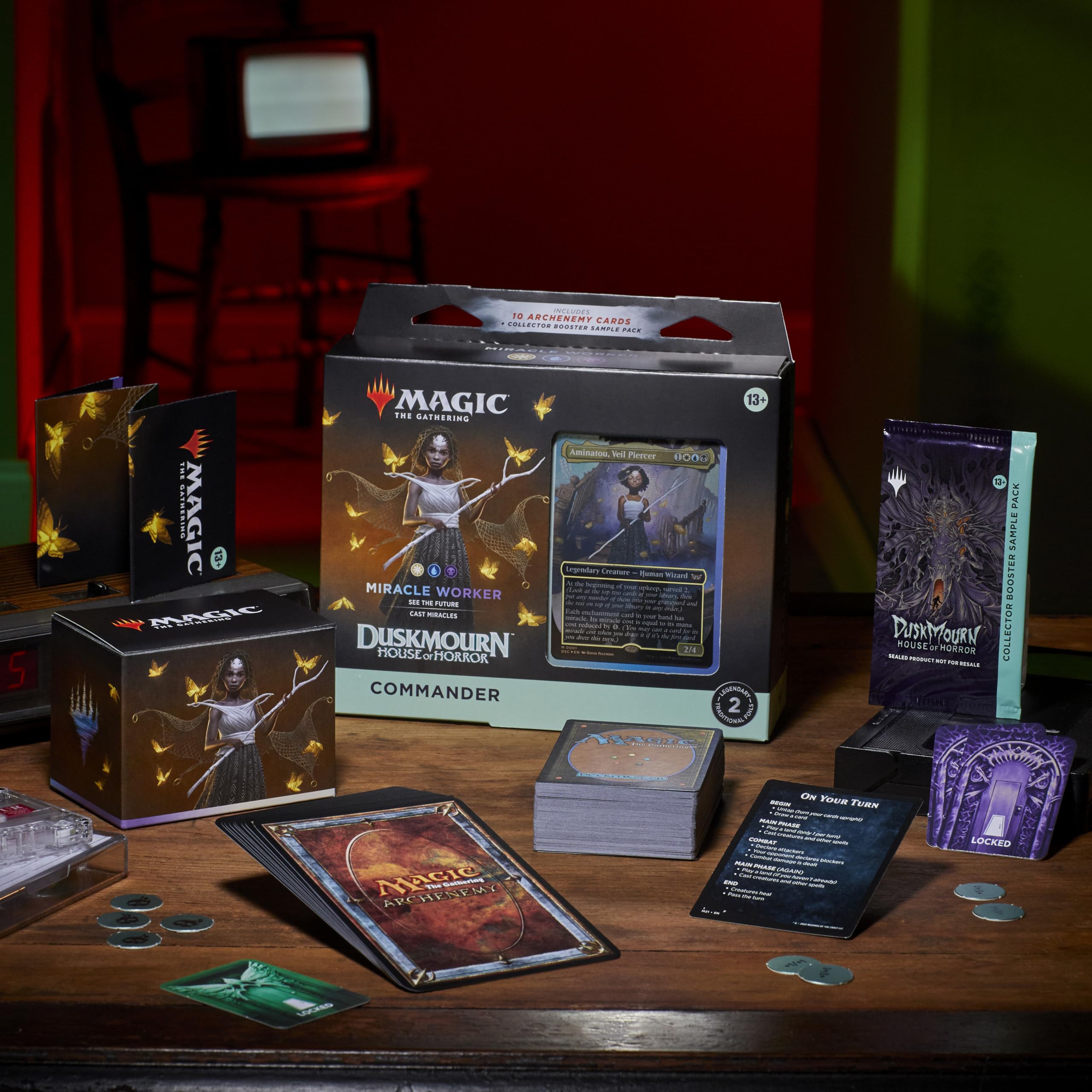 Magic: The Gathering Duskmourn: House of Horror Commander Deck - Miracle Worker