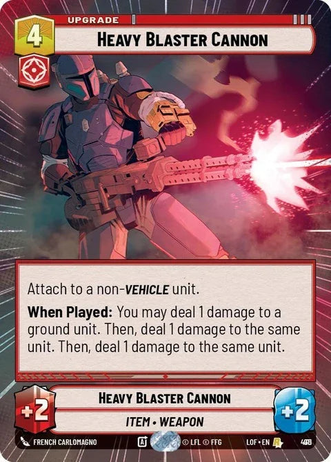Heavy Blaster Cannon (911) - Hyperspace Foil
