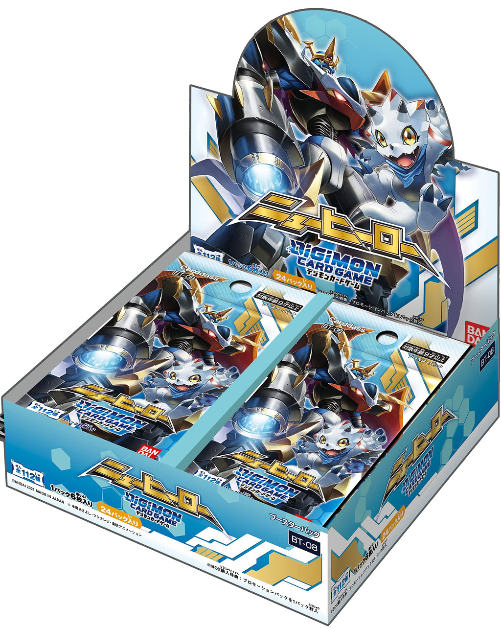 Digimon Card Game New Hero Japanese Booster Box [BT-08]