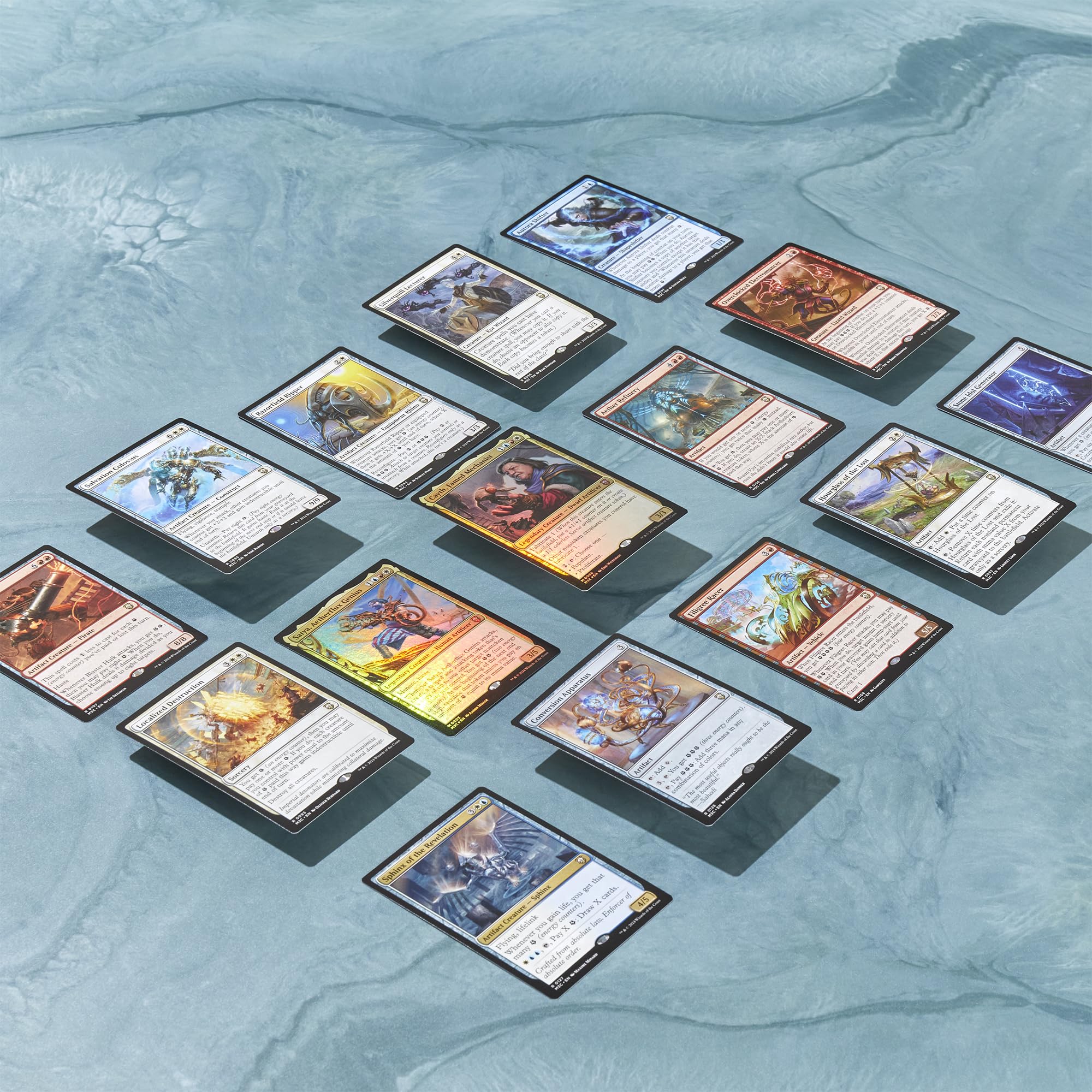 Magic: The Gathering Modern Horizons 3 Commander Deck - Creative Energy (100-Card Deck, 2-Card Collector Booster Sample Pack + Accessories)