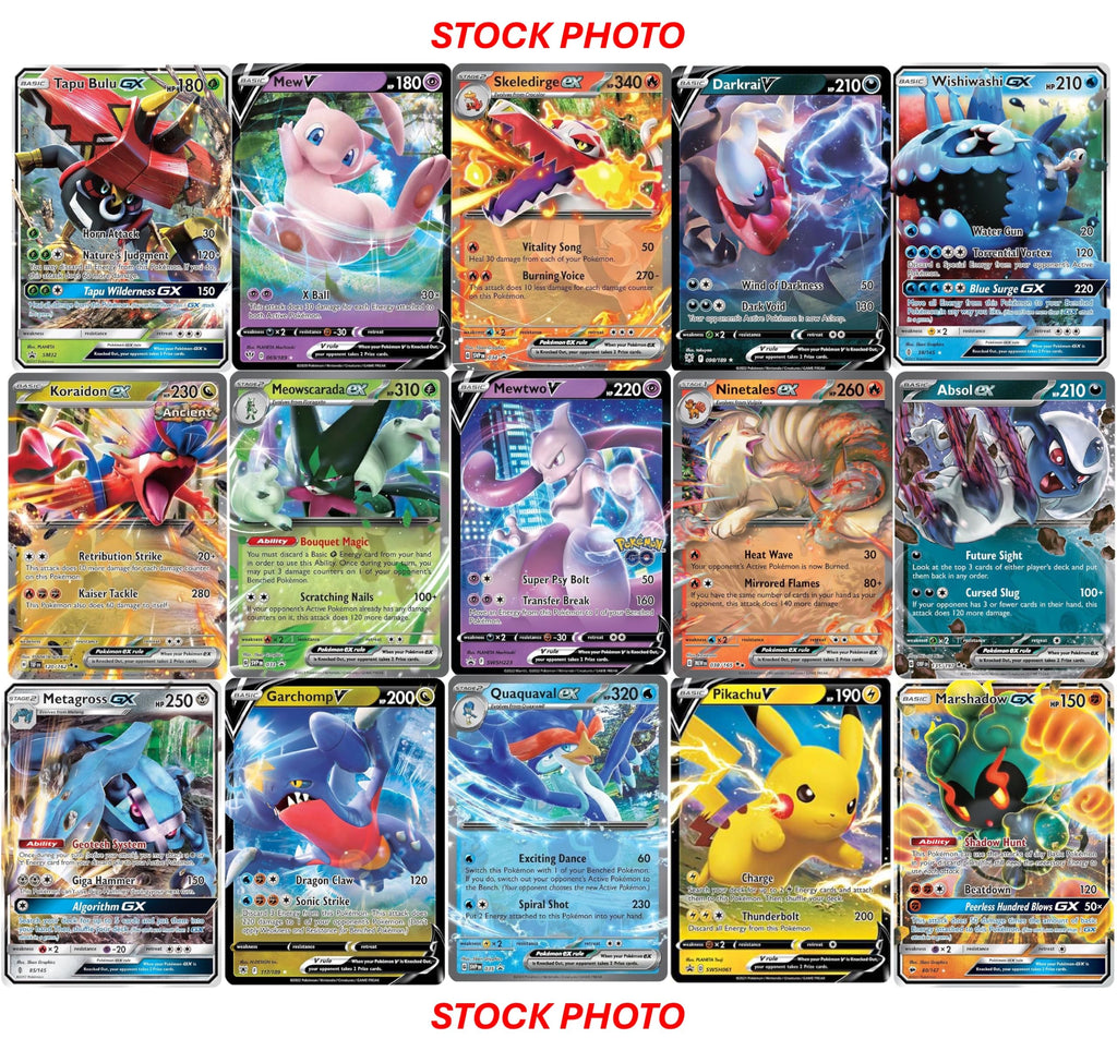 Pokemon TCG: 1 Authentic Factory Sealed Booster Pack and 1 Ultra Rare (V, EX, GX, VMAX, VSTAR, Etc.) + 1 Bonus Holofoil Card