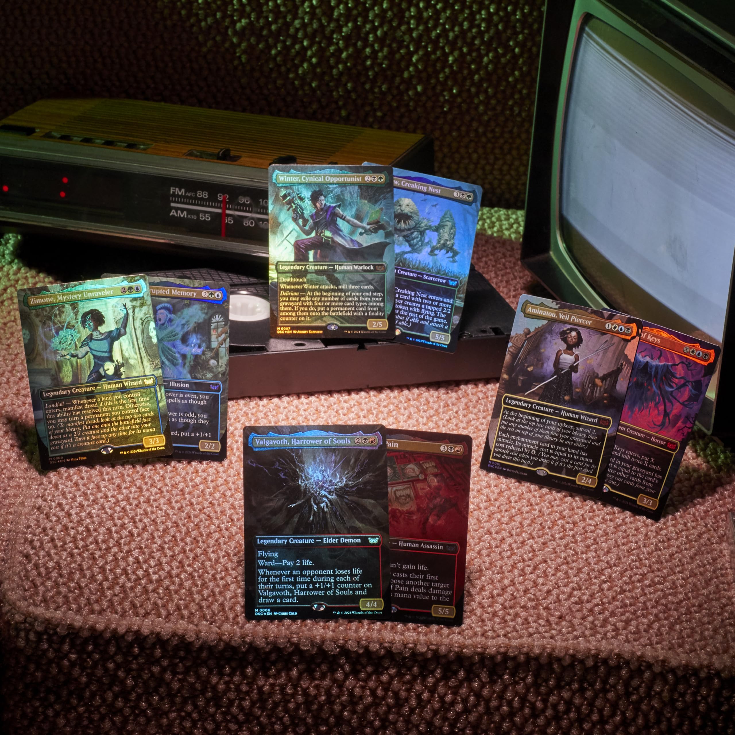 Magic: The Gathering Duskmourn: House of Horror Commander Deck Bundle - Includes All 4 Decks