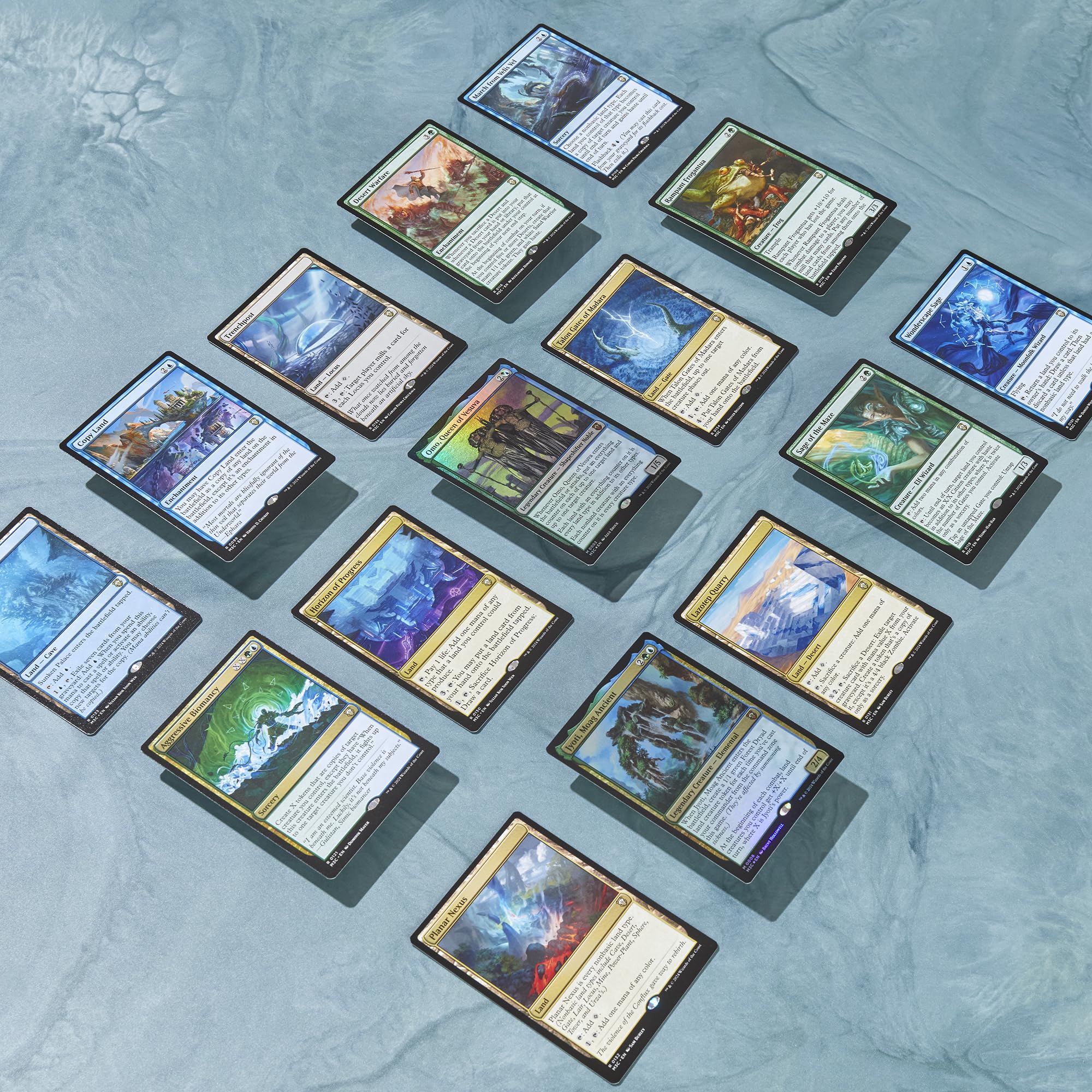 Magic: The Gathering Modern Horizons 3 Commander Deck - Tricky Terrain (100-Card Deck, 2-Card Collector Booster Sample Pack + Accessories)