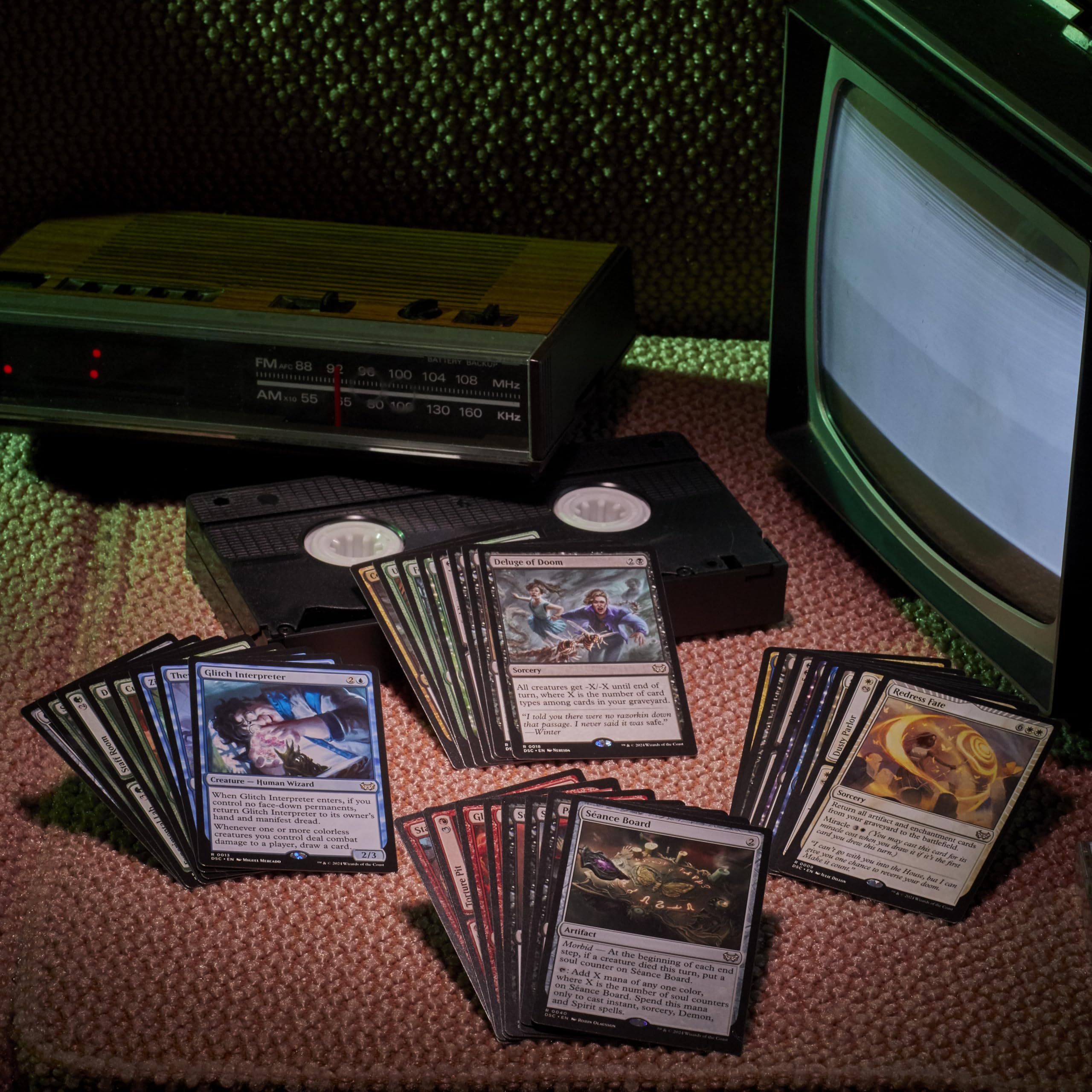 Magic: The Gathering Duskmourn: House of Horror Commander Deck Bundle - Includes All 4 Decks