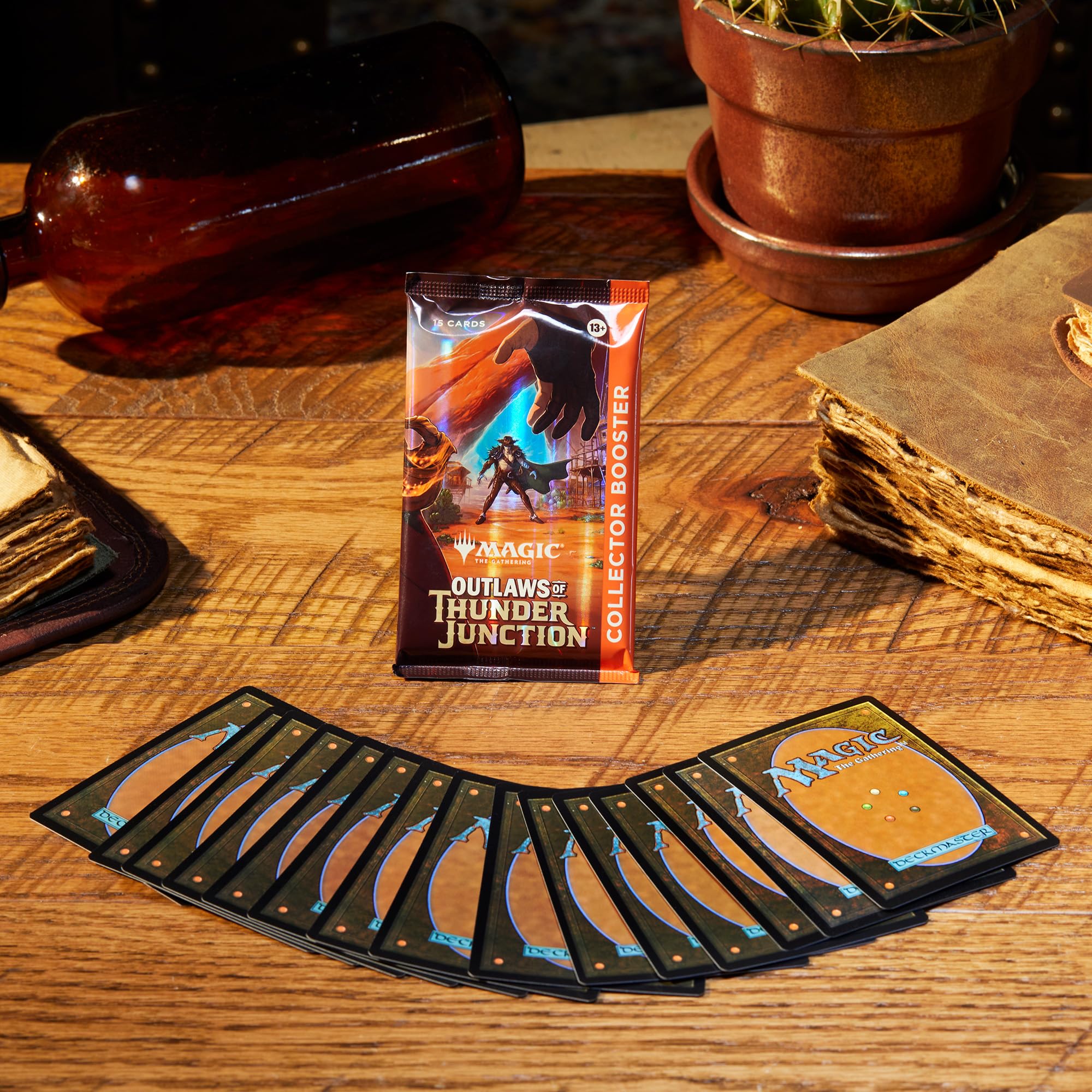Magic: The Gathering Outlaws of Thunder Junction Collector Booster Box - 12 Packs (180 Magic Cards)