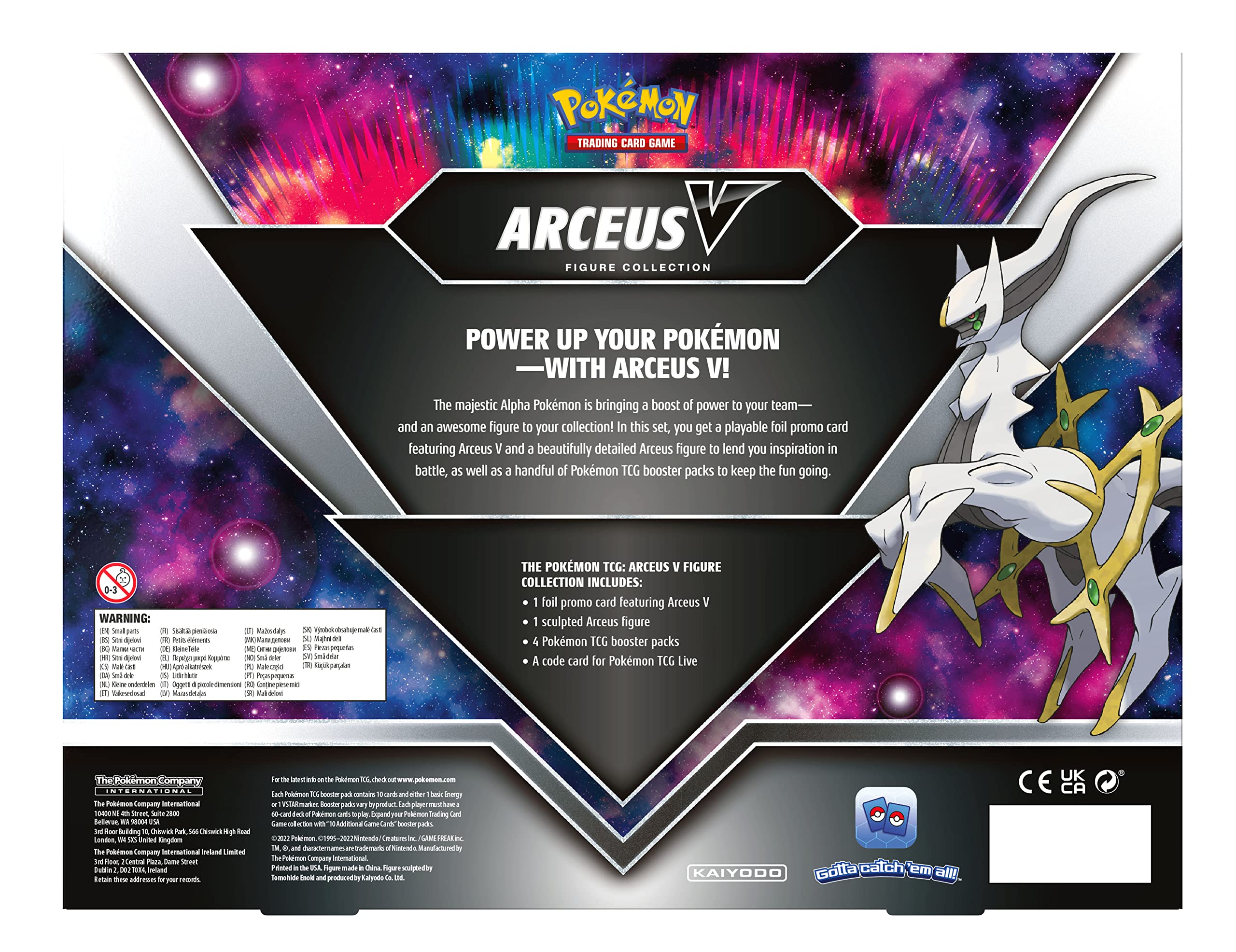 Pokemon TCG: Arceus V Figure Collection Box
