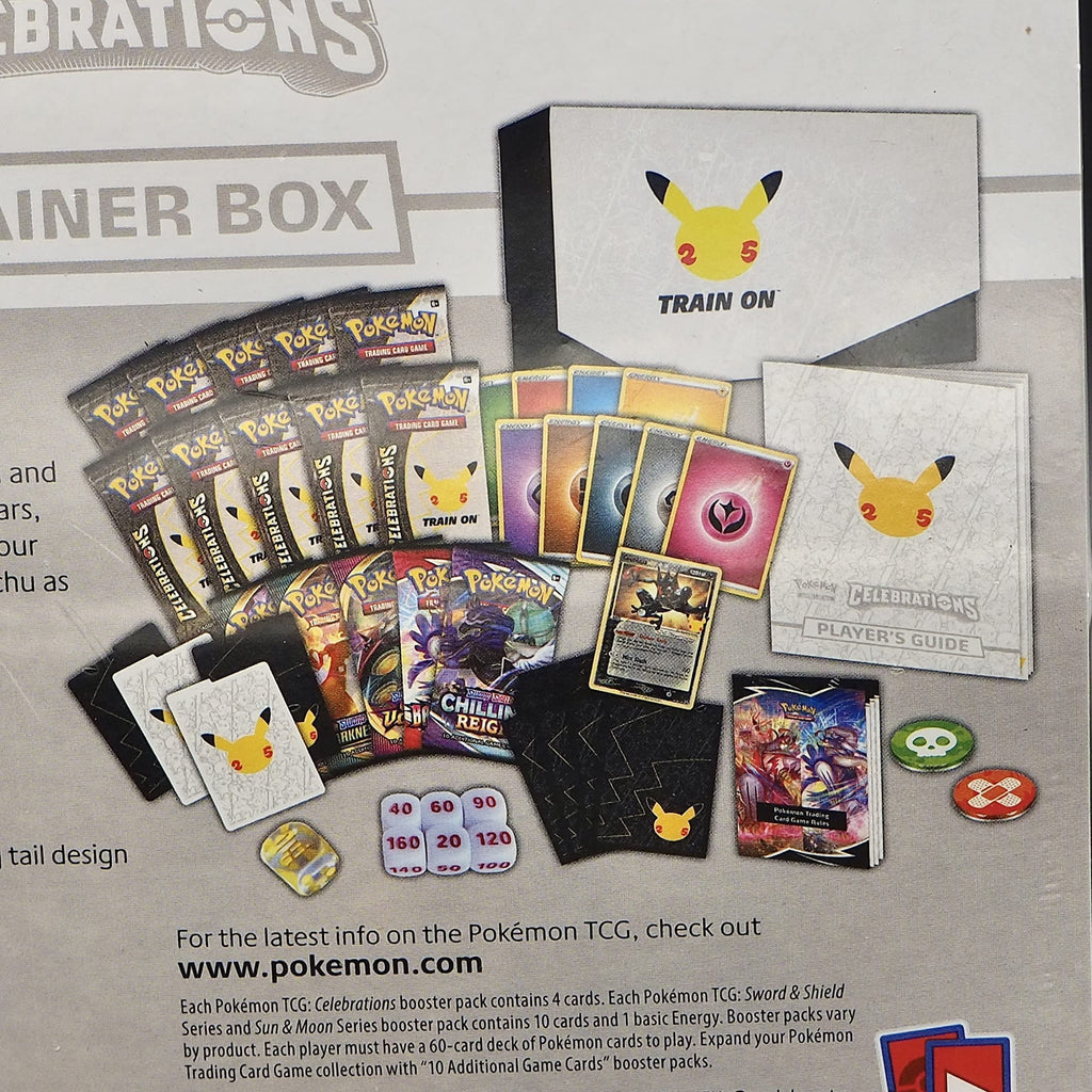 Pokemon 25th Anniversary Celebrations Elite Trainer Box