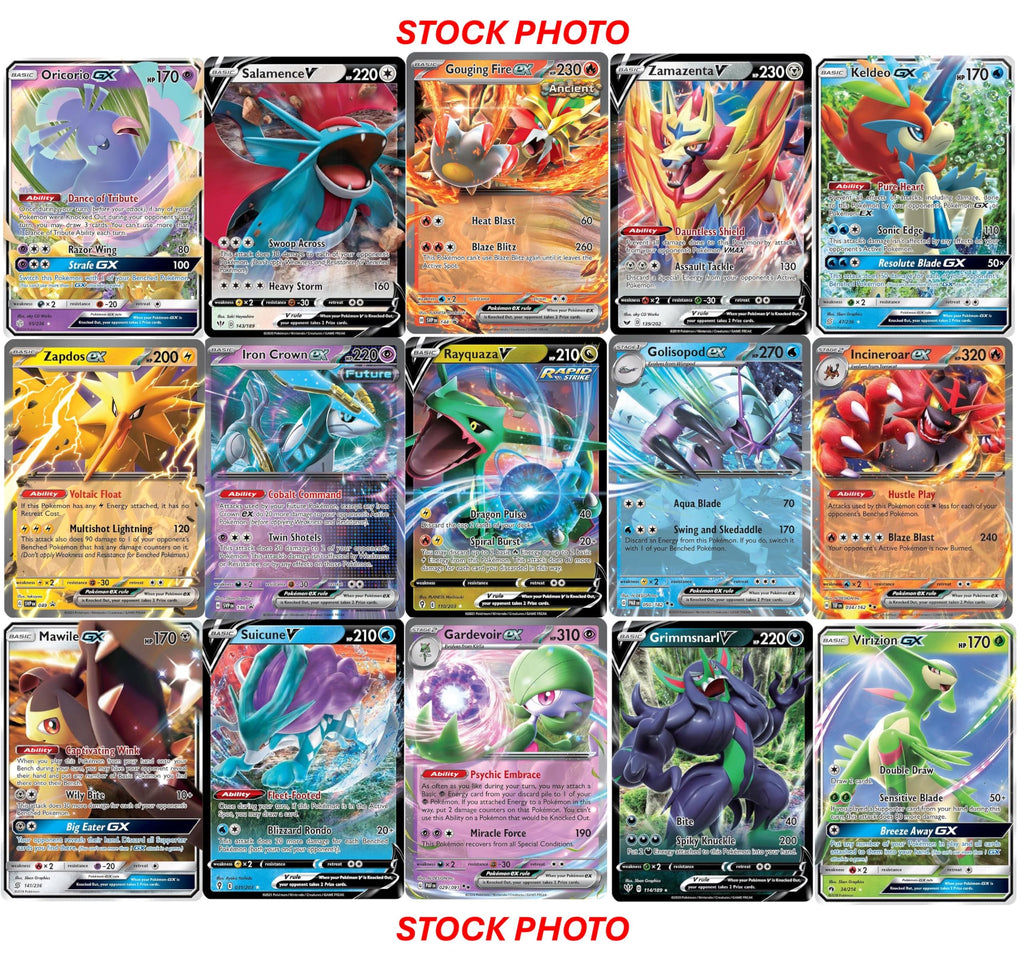 Pokemon TCG: 1 Authentic Factory Sealed Booster Pack and 1 Ultra Rare (V, EX, GX, VMAX, VSTAR, Etc.) + 1 Bonus Holofoil Card