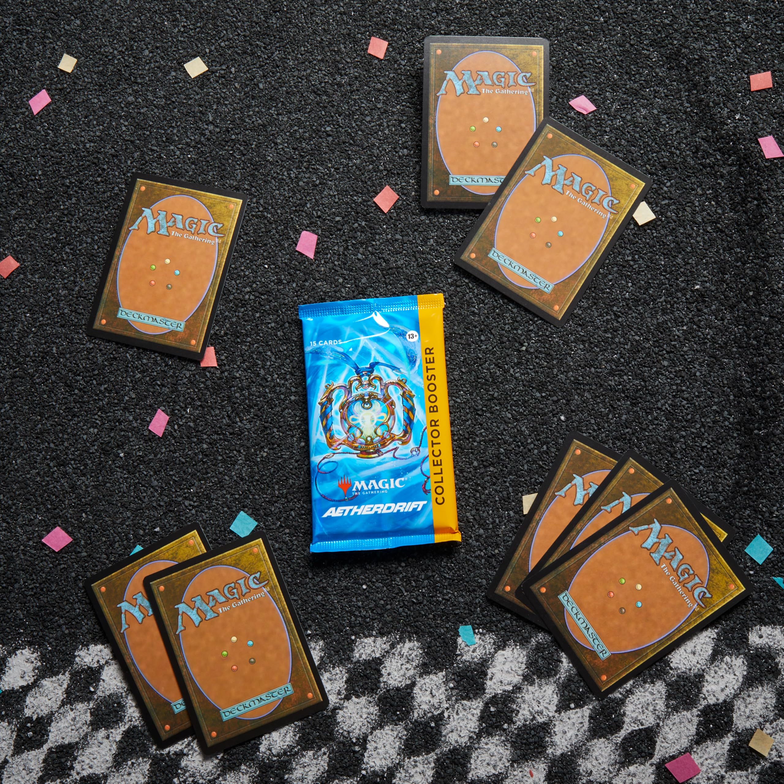 Magic: The Gathering Aetherdrift Collector Booster (1 Pack of 15 Cards)