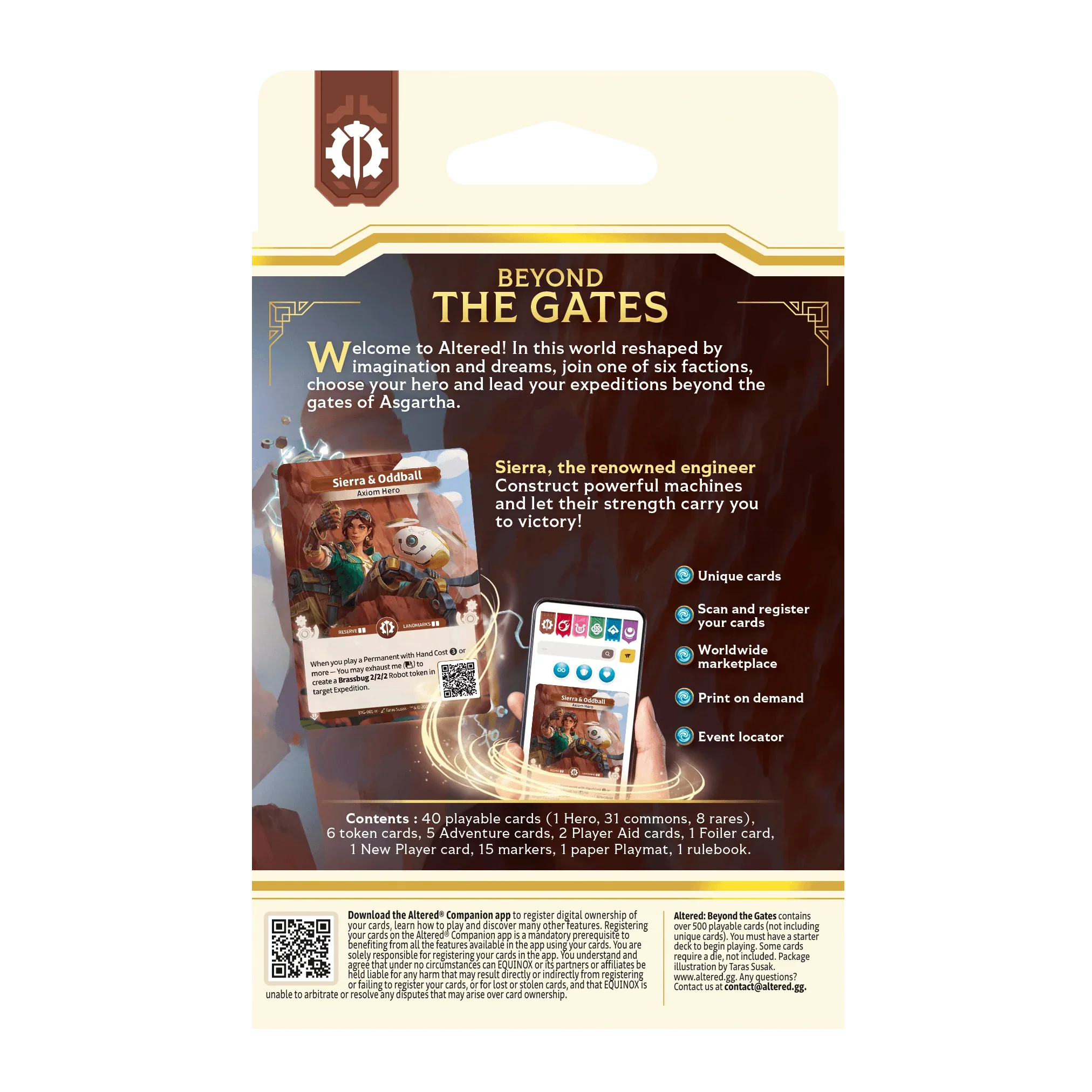 Altered TCG - Beyond The Gates - Starter Deck - Axiom