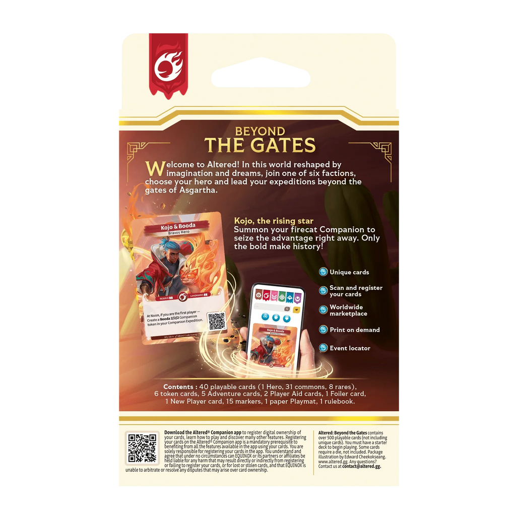Altered TCG - Beyond The Gates - Starter Deck - Bravos