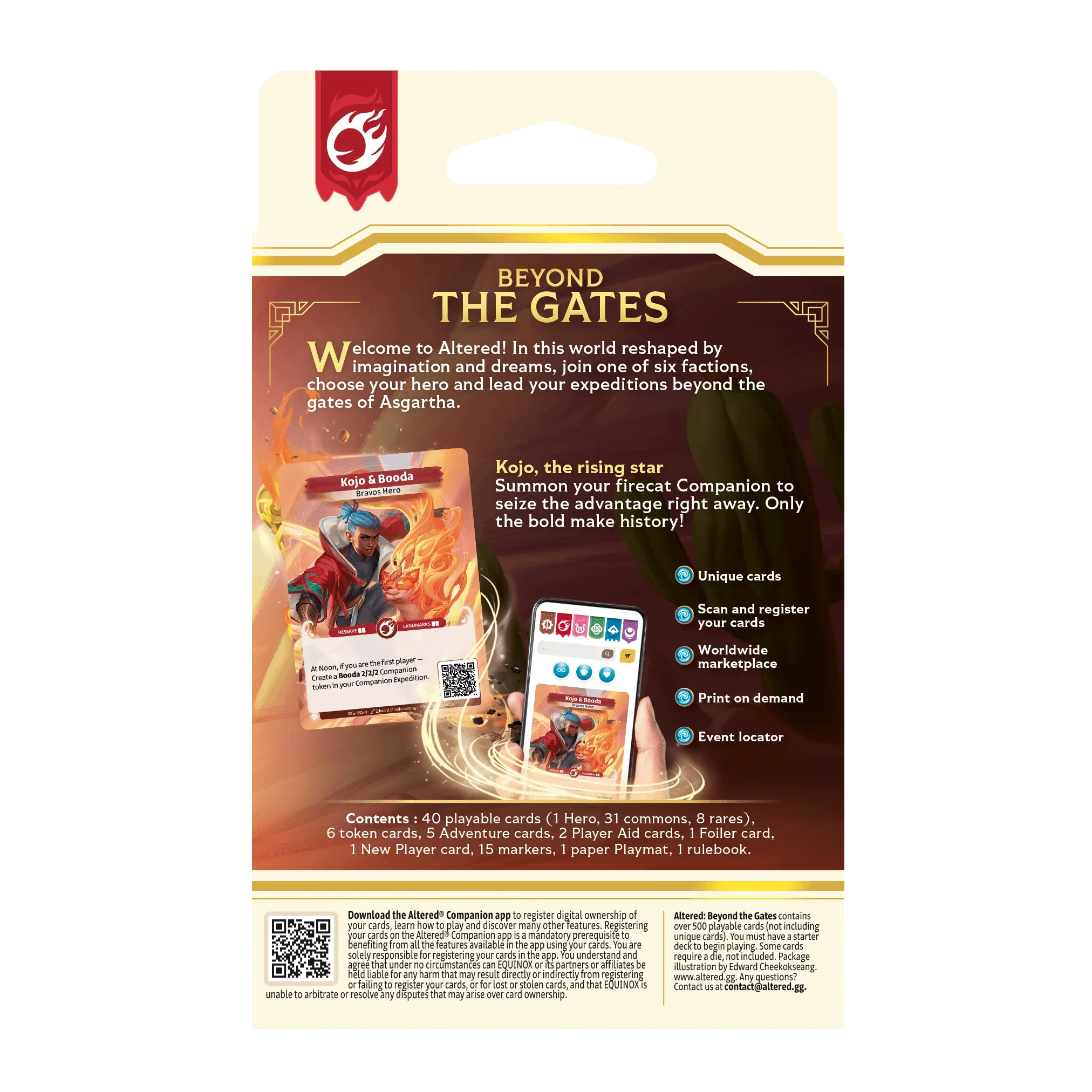 Altered TCG - Beyond The Gates - Starter Deck - Bravos