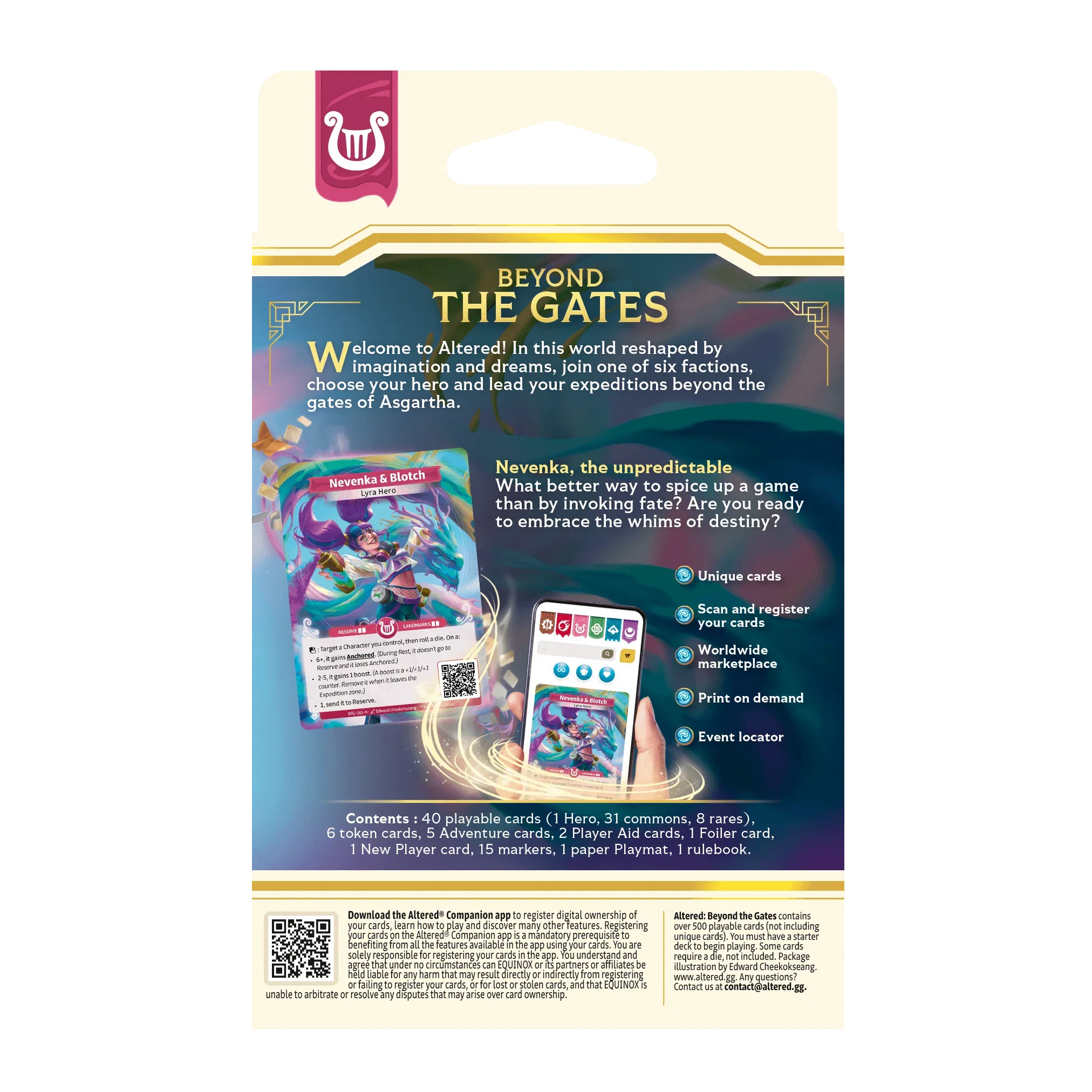 Altered TCG - Beyond The Gates - Starter Deck - Lyra