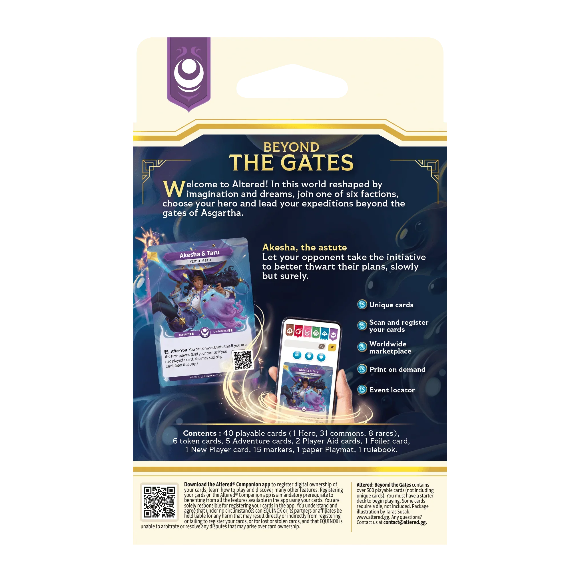Altered TCG - Beyond The Gates - Starter Deck - Yzmir