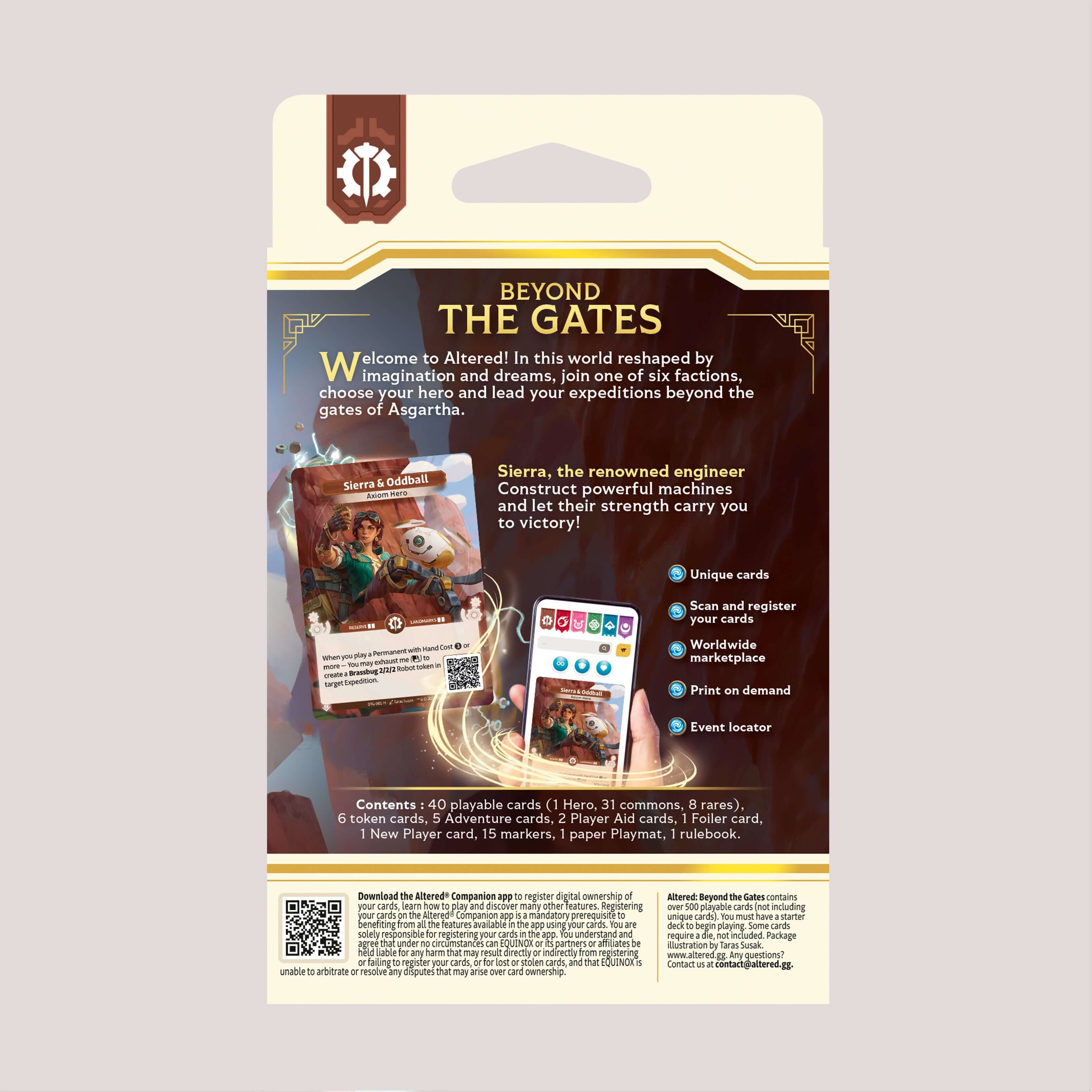 Altered - Beyond the Gates Starter Deck: Axiom