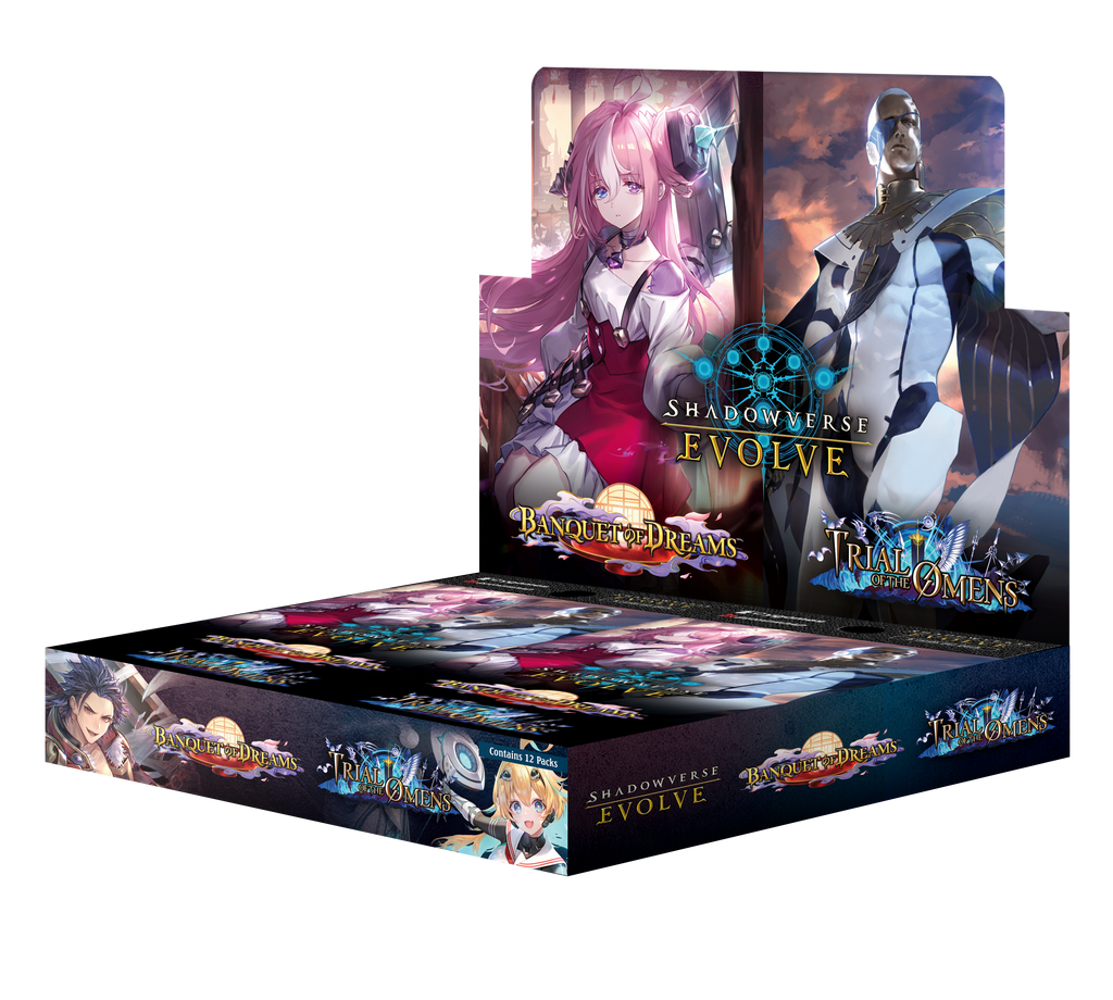 Shadowverse: Evolve - Combined Set 02 - Banquet of Dreams & Trial of the Omens - Booster Box (12x Packs)