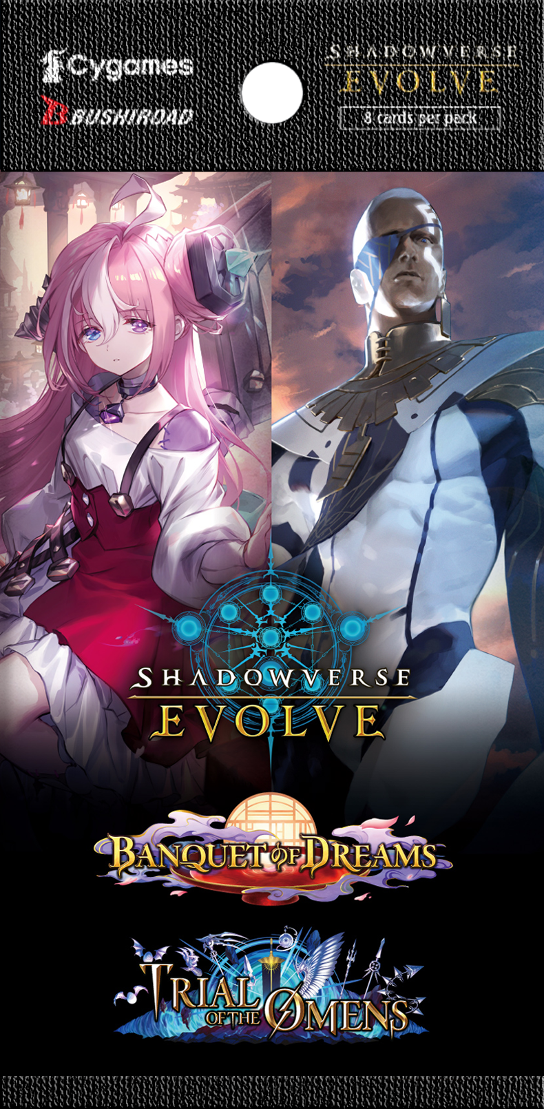 Shadowverse: Evolve - Combined Set 02 - Banquet of Dreams & Trial of the Omens - Display Case (20x Booster Boxes)
