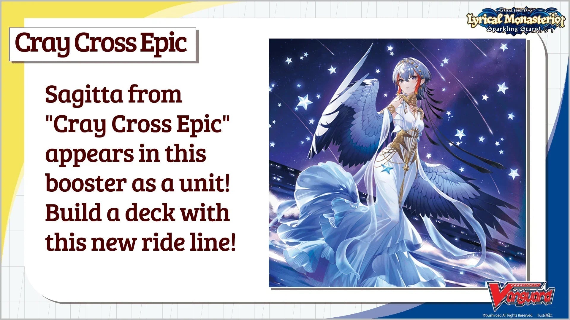 Cardfight!! Vanguard - Lyrical Booster - 05 Lyrical Monasterio: Sparkling Stars! - Display Case (20x Booster Boxes)