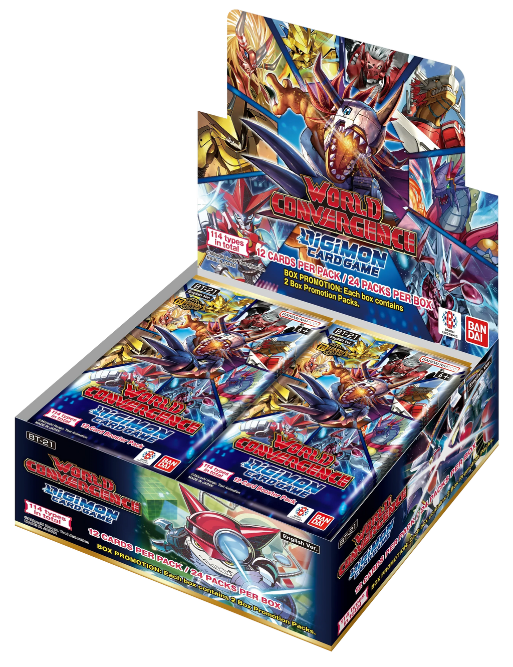 Digimon Card Game - World Convergence (BT21) - Booster Box (24x Packs)