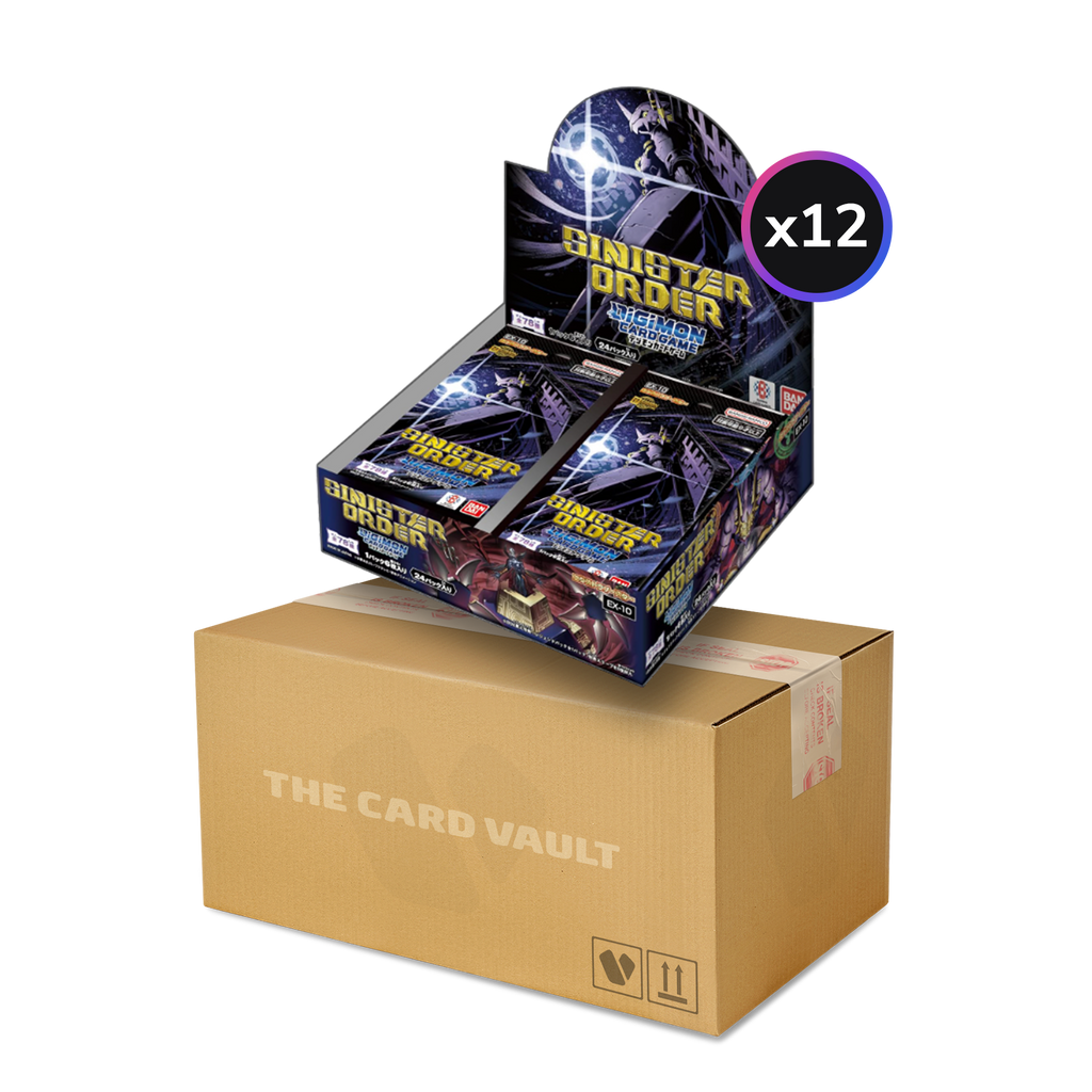 Digimon Card Game - Sinister Order (EX10) - Display Case (12x Booster Boxes)