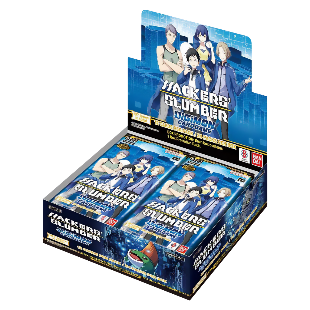 Digimon Card Game - Hackers' Slumber (BT23) - Display Case (12x Booster Boxes)
