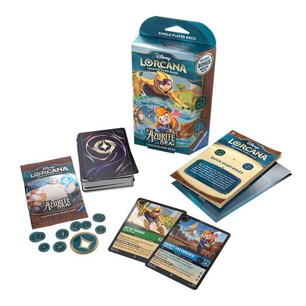 Disney Lorcana: Azurite Sea Starter Deck - Emerald & Sapphire