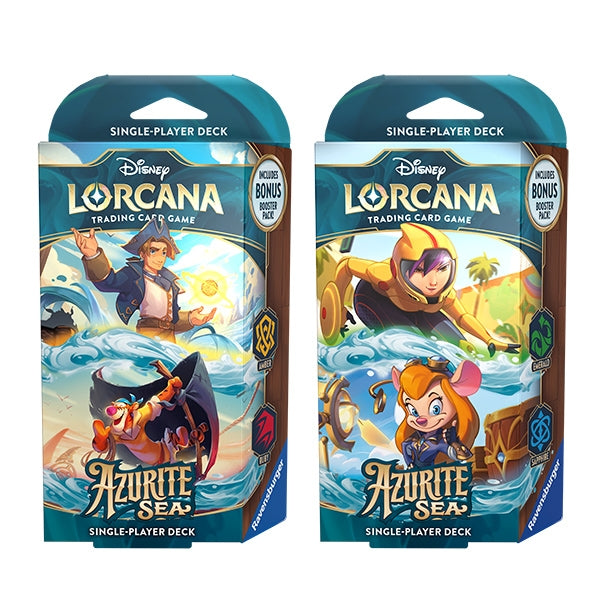 Disney Lorcana: Azurite Sea Starter Decks - Set of 2