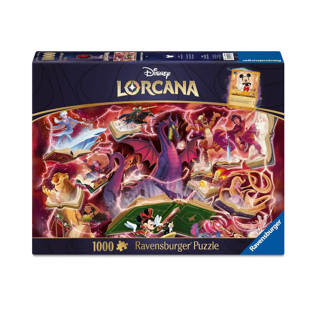 Disney Lorcana 1000 Pc Ravensburger Puzzle Glimmers of the Realm Ruby (PRE-SALE DECEMBER)