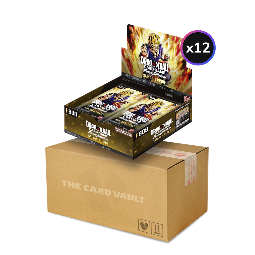 Dragon Ball Super CG Fusion World - Saiyan's Pride (FB08) - Display Case (12x Booster Boxes)